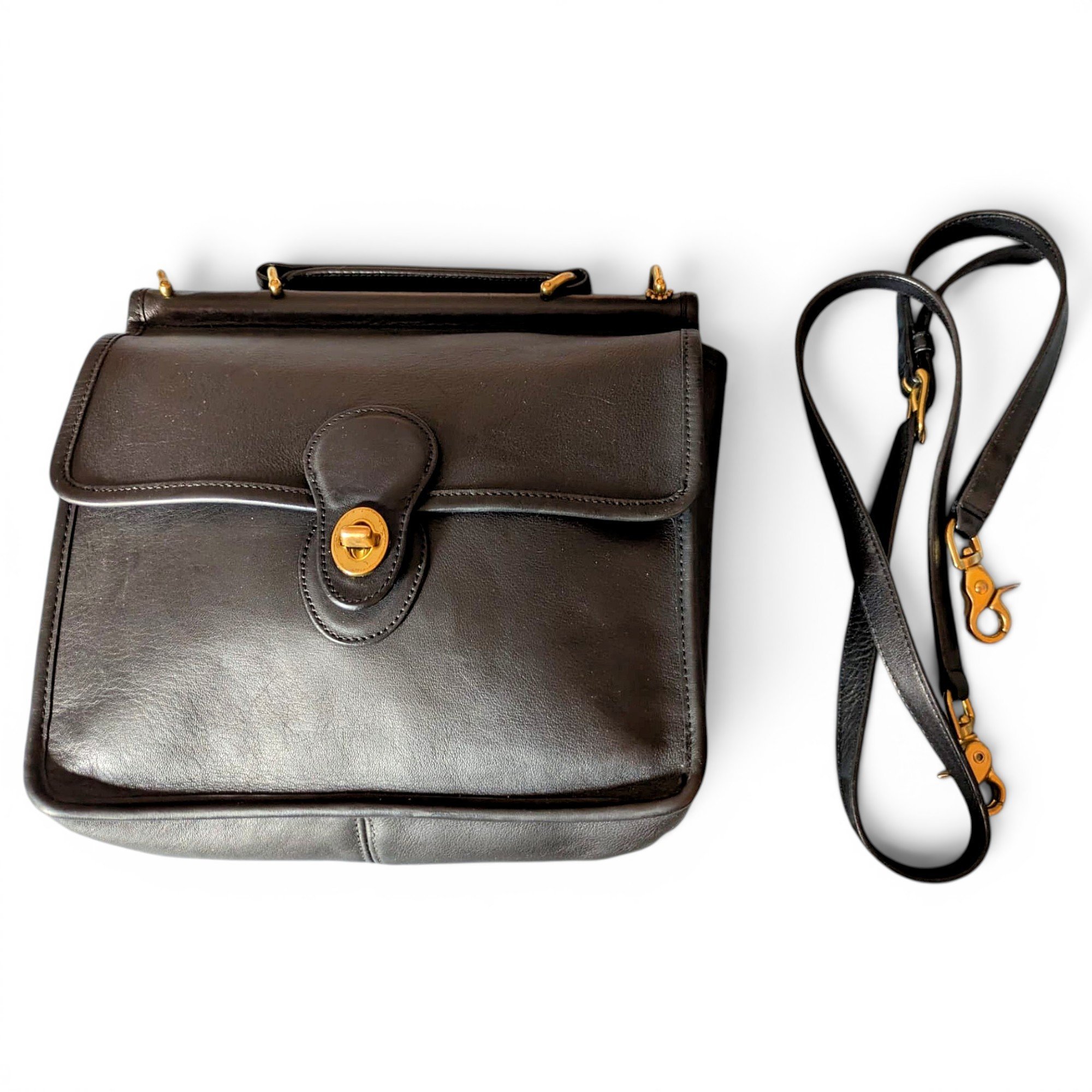 Leather handbag
