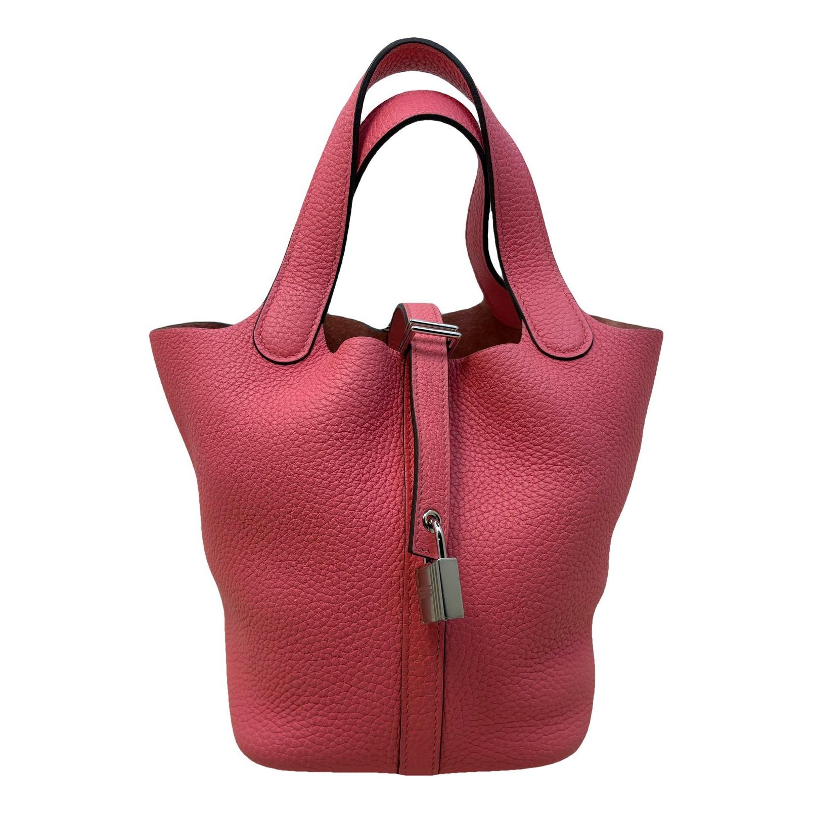Picotin leather handbag