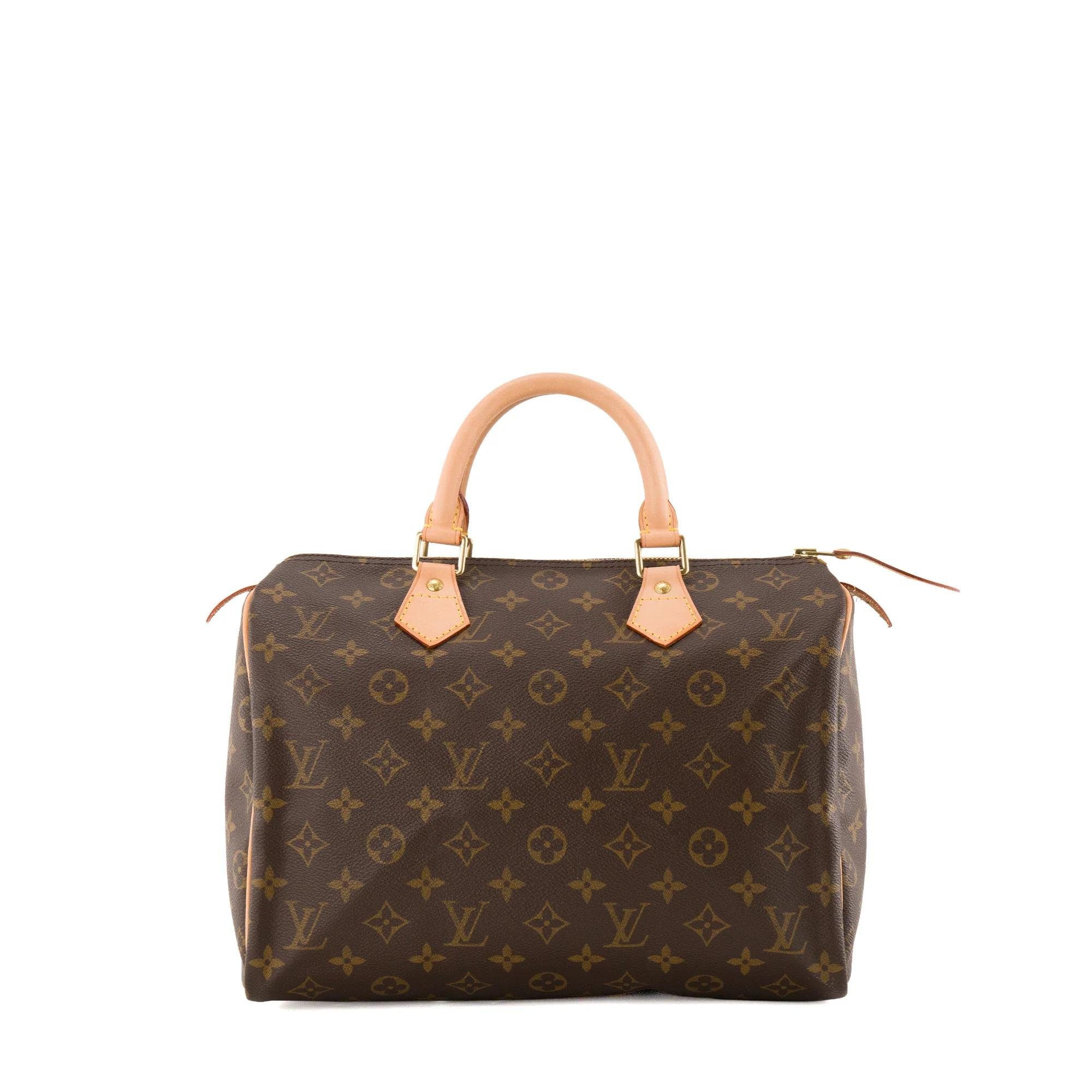 Speedy leather handbag