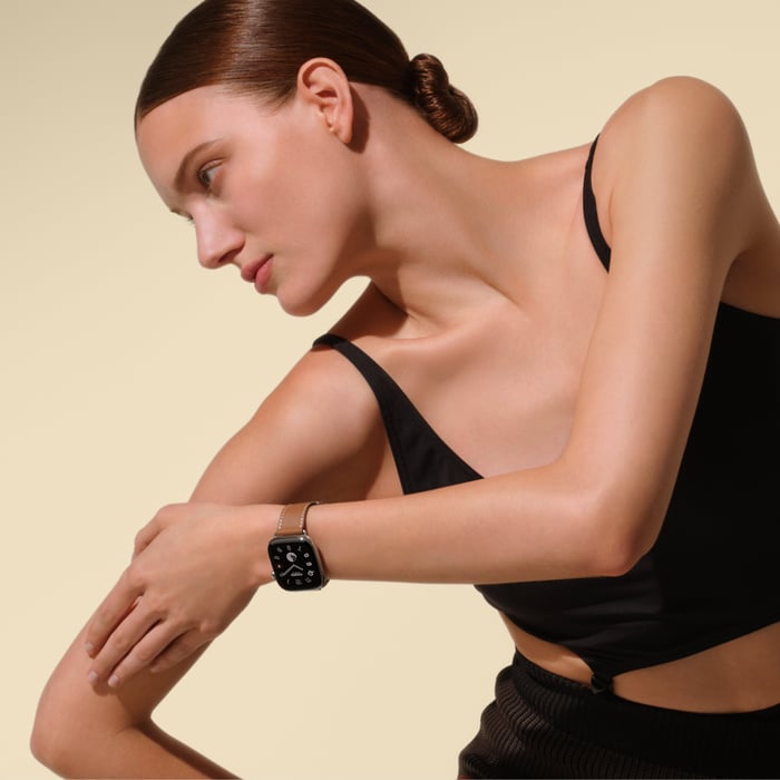 Gold Band Apple Watch Hermès Single Tour 41 MM