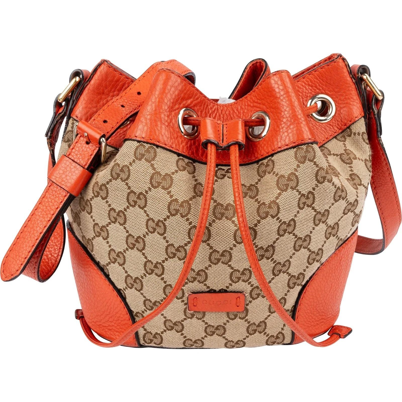 Ophidia Bucket leather crossbody bag