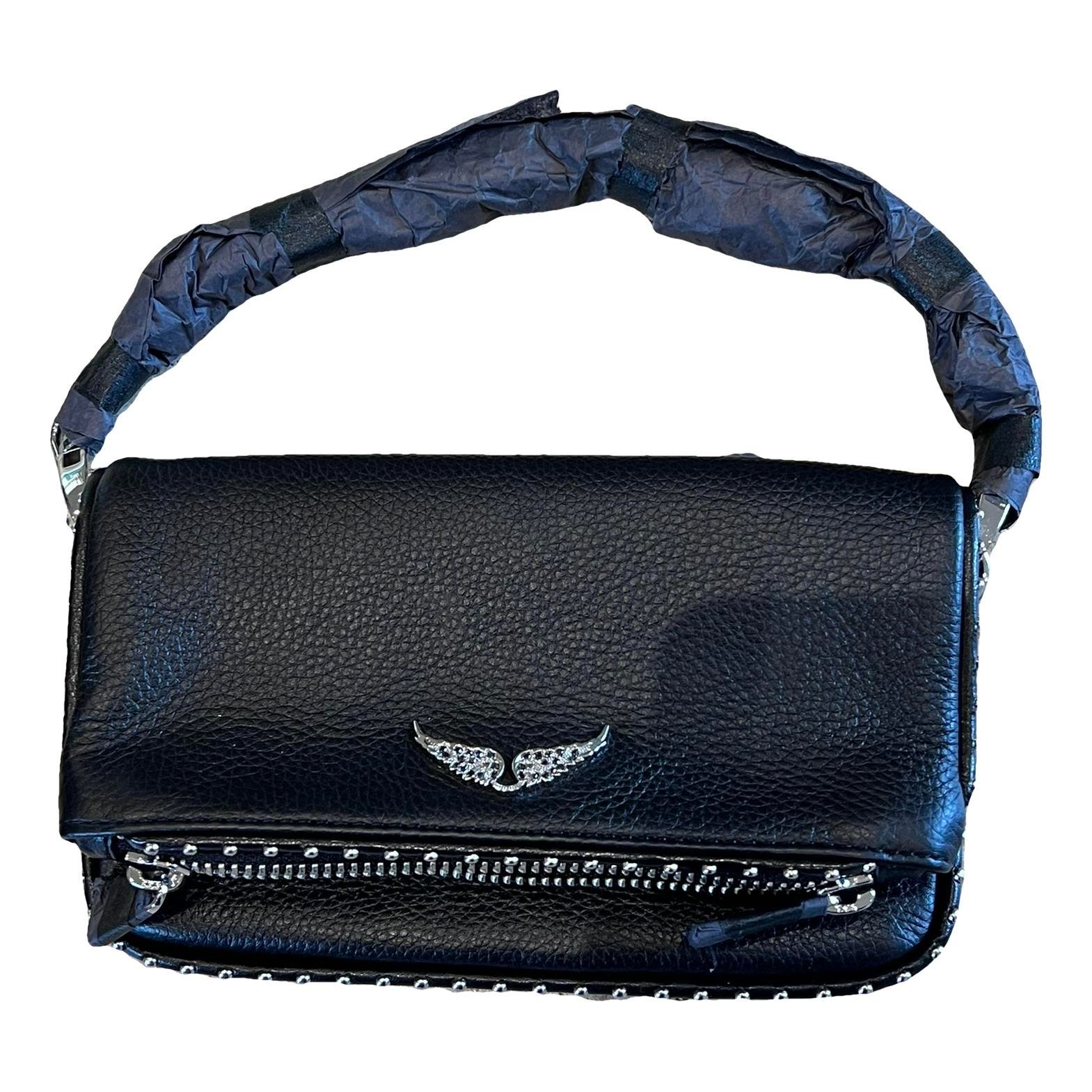 Rock leather crossbody bag
