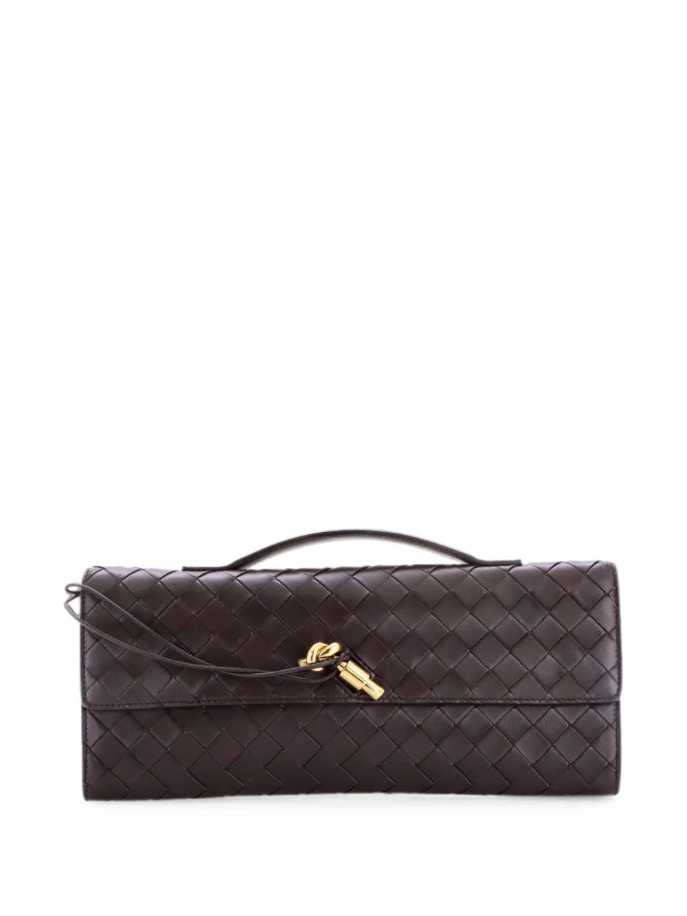Bottega Veneta Andiamo Top Handle Intrecciato Nappa Long clutch bag