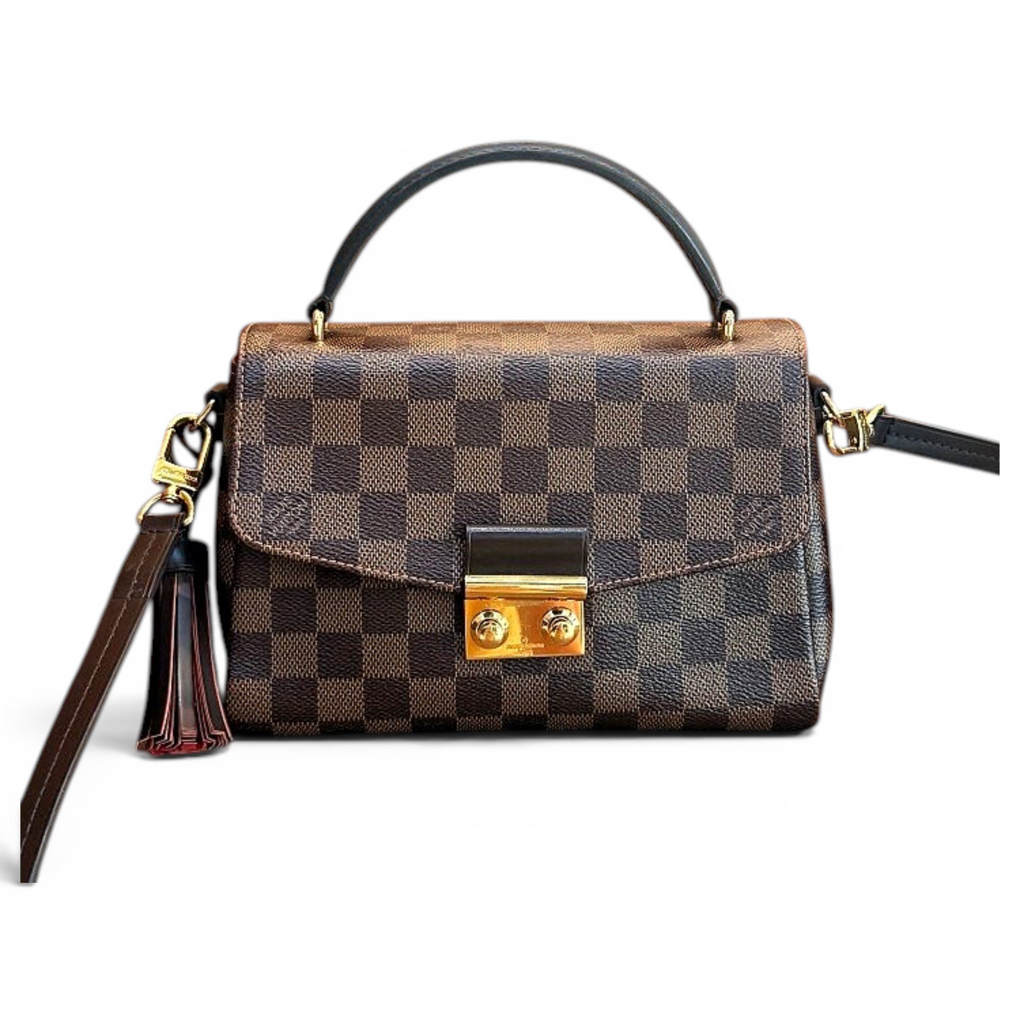 Croisette leather crossbody bag