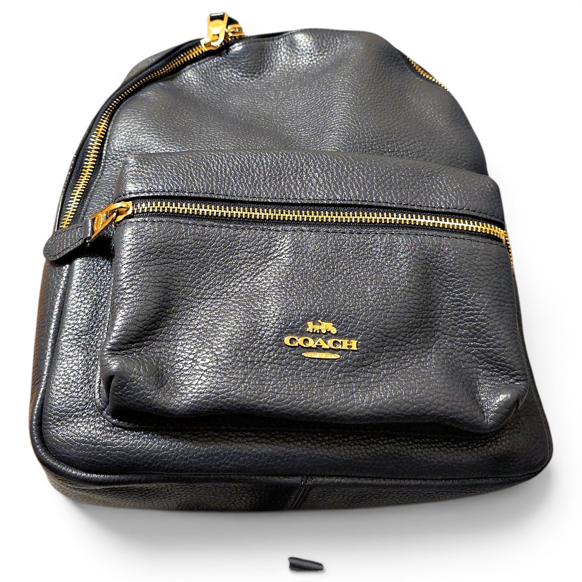 Leather backpack