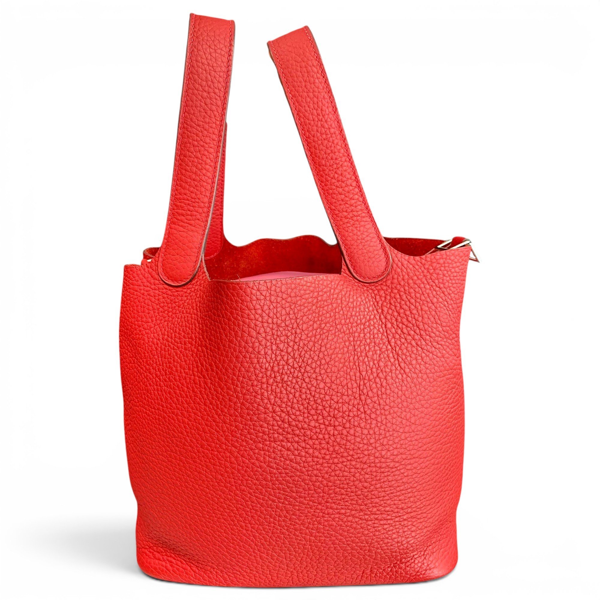 Picotin leather handbag