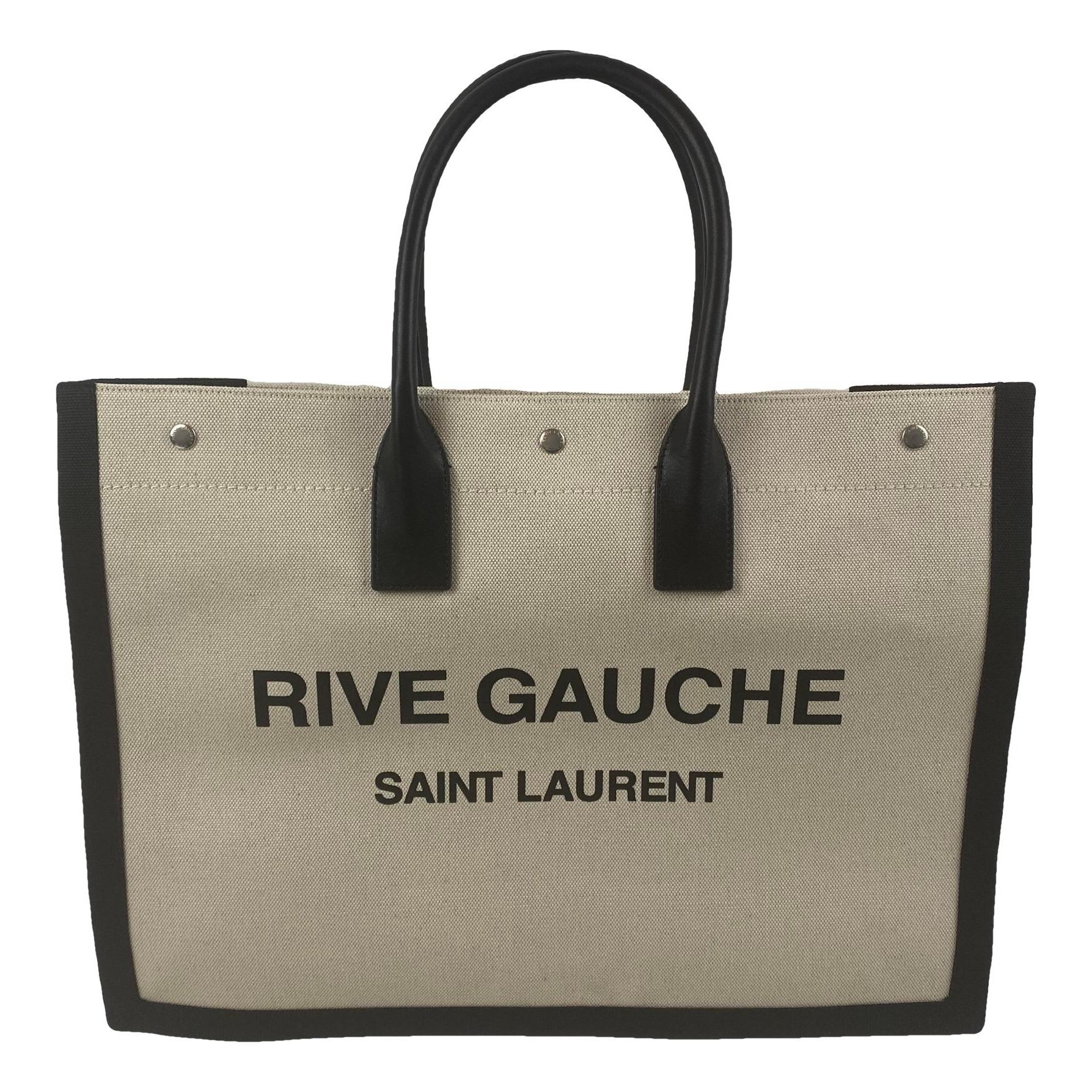 Rive Gauche linen tote
