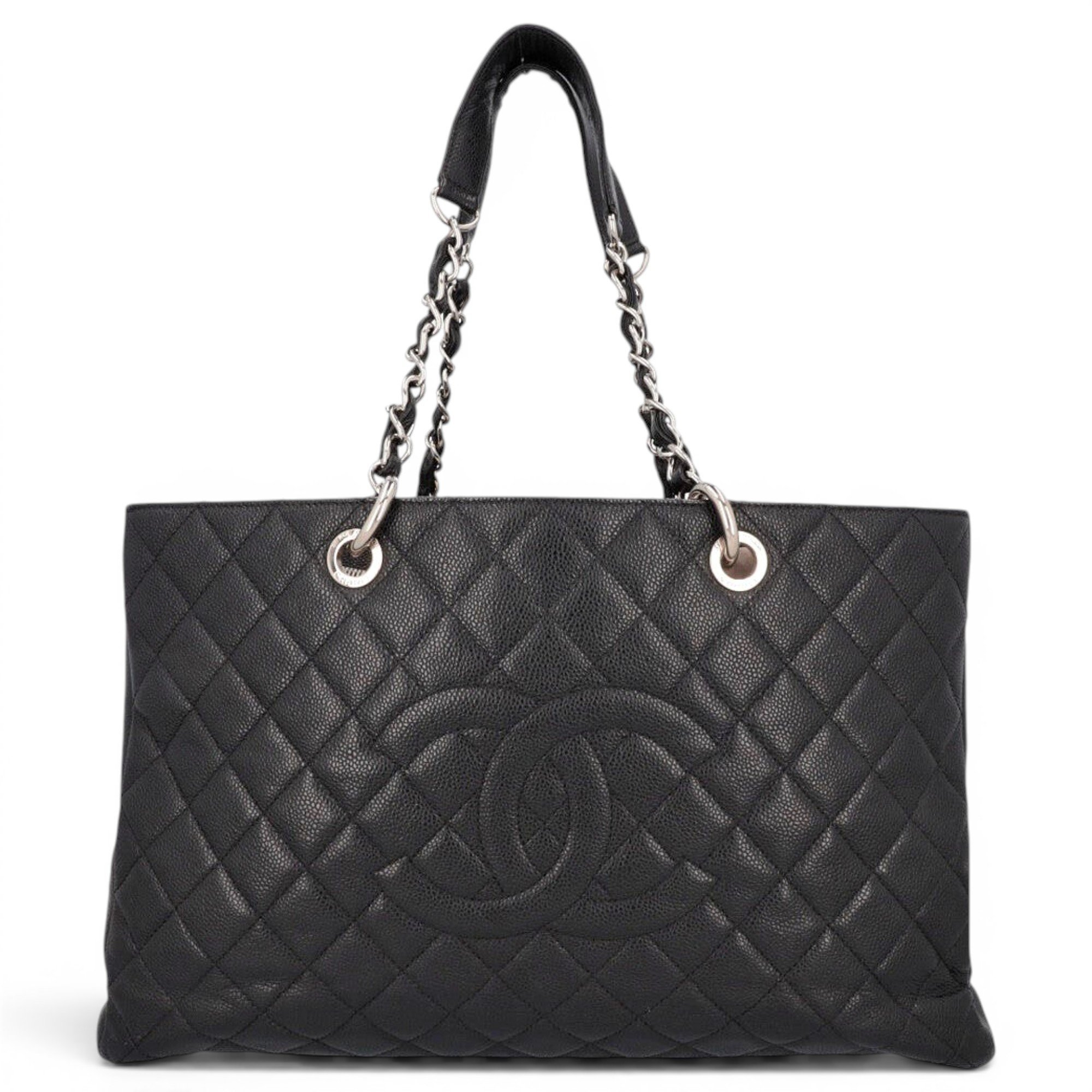 Grand shopping leather tote