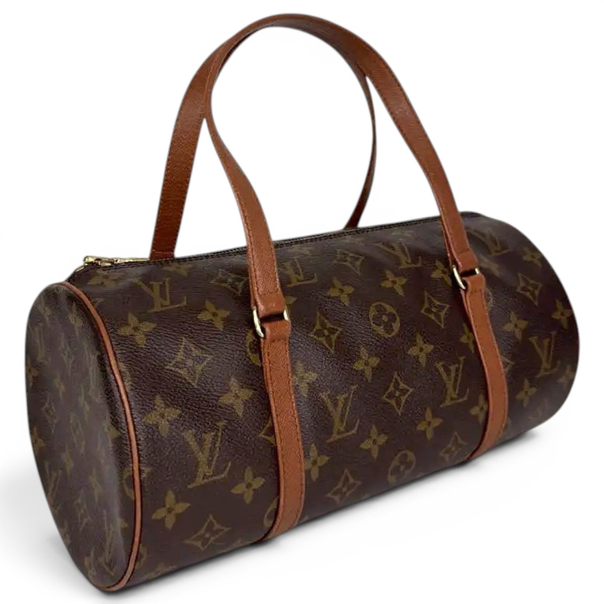 Papillon vinyl handbag