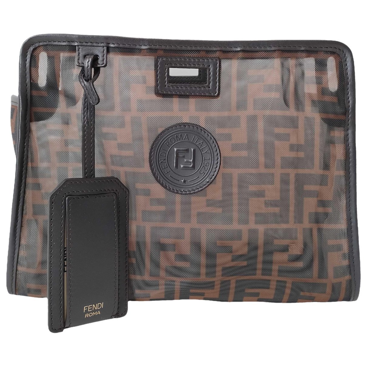 Peekaboo defender leather handbag