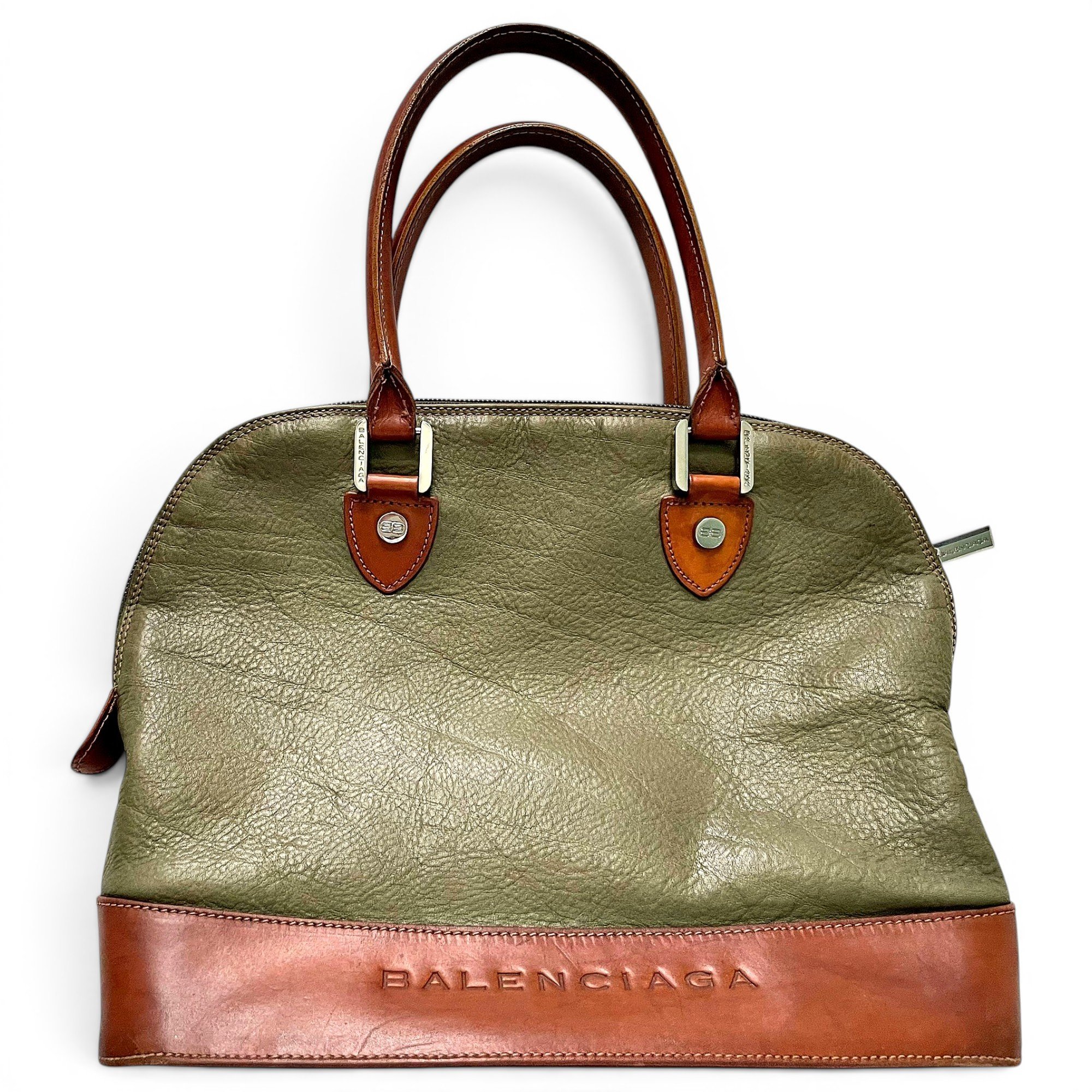 Ville Top Handle leather handbag