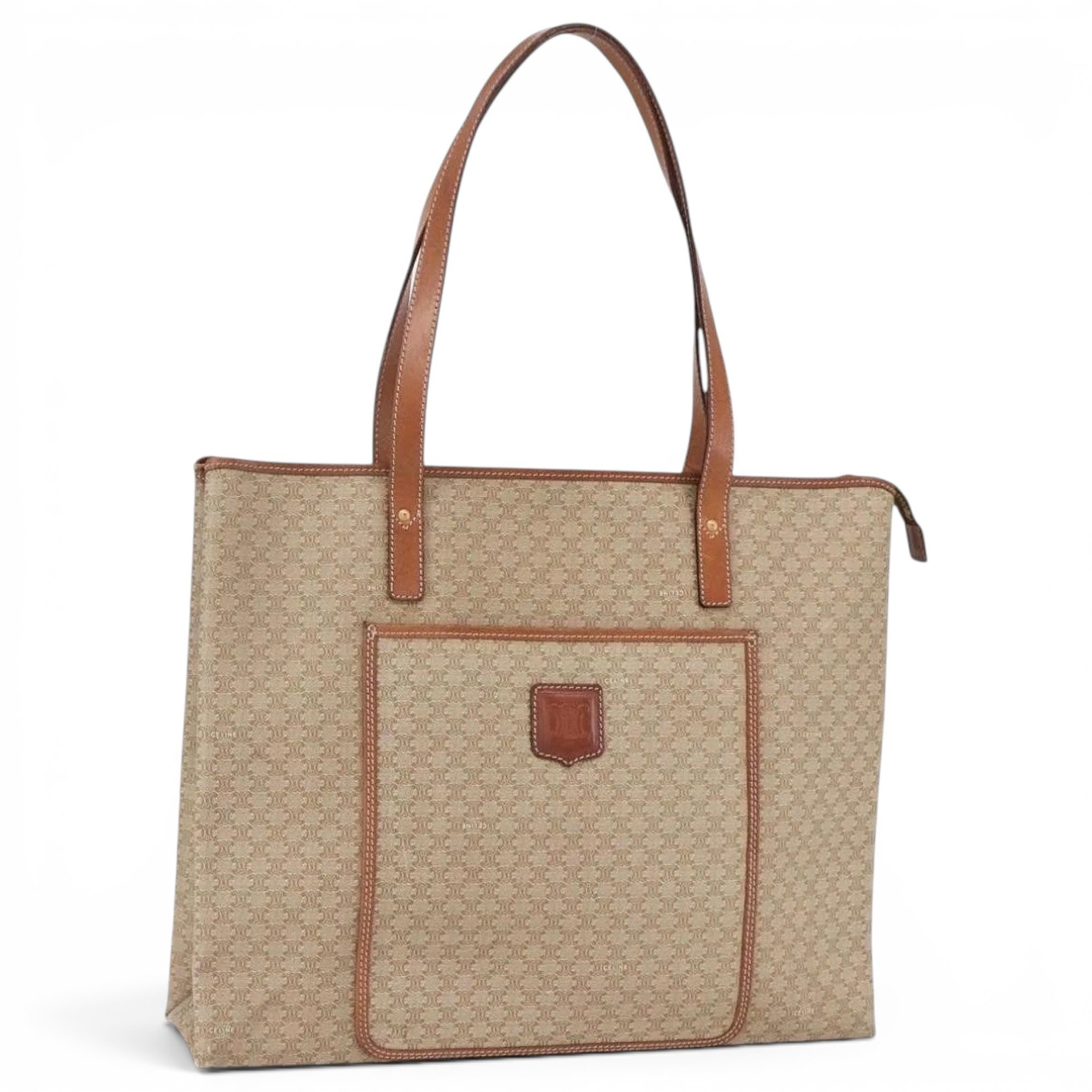 Leather tote