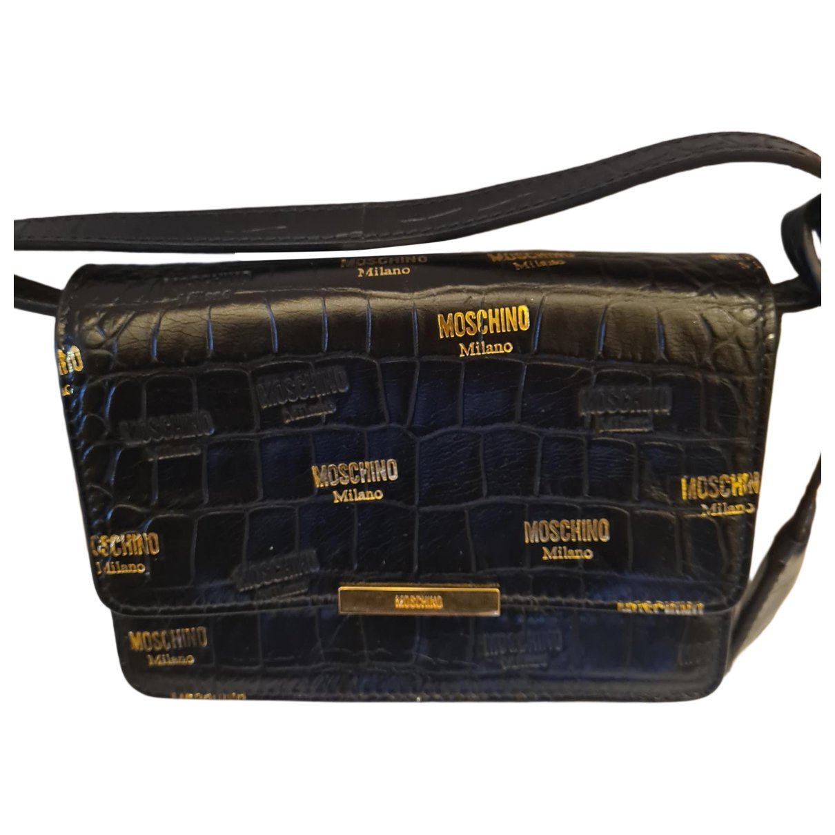 Moschino Leather clutch bag