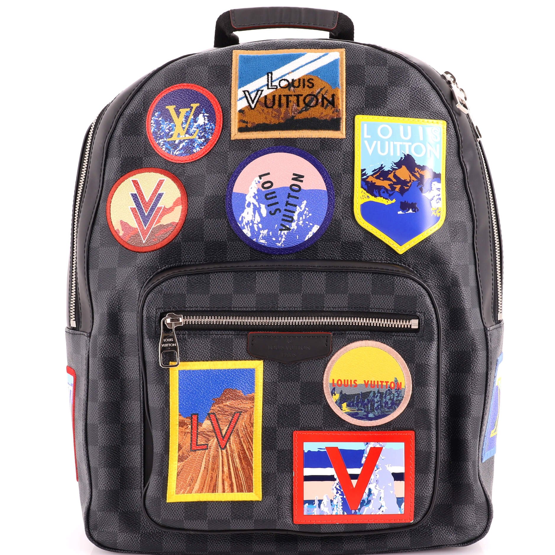 Josh Backpack Alps Patches Damier Graphite