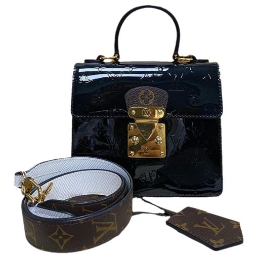 Spring street patent leather handbag