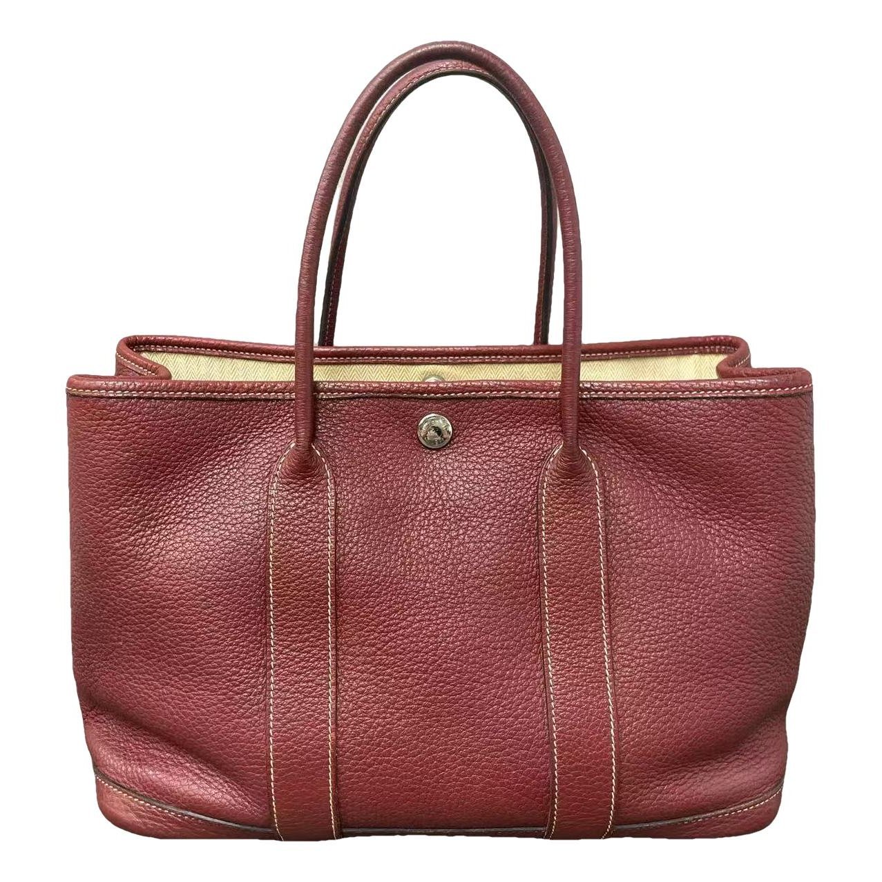 Garden Party leather handbag