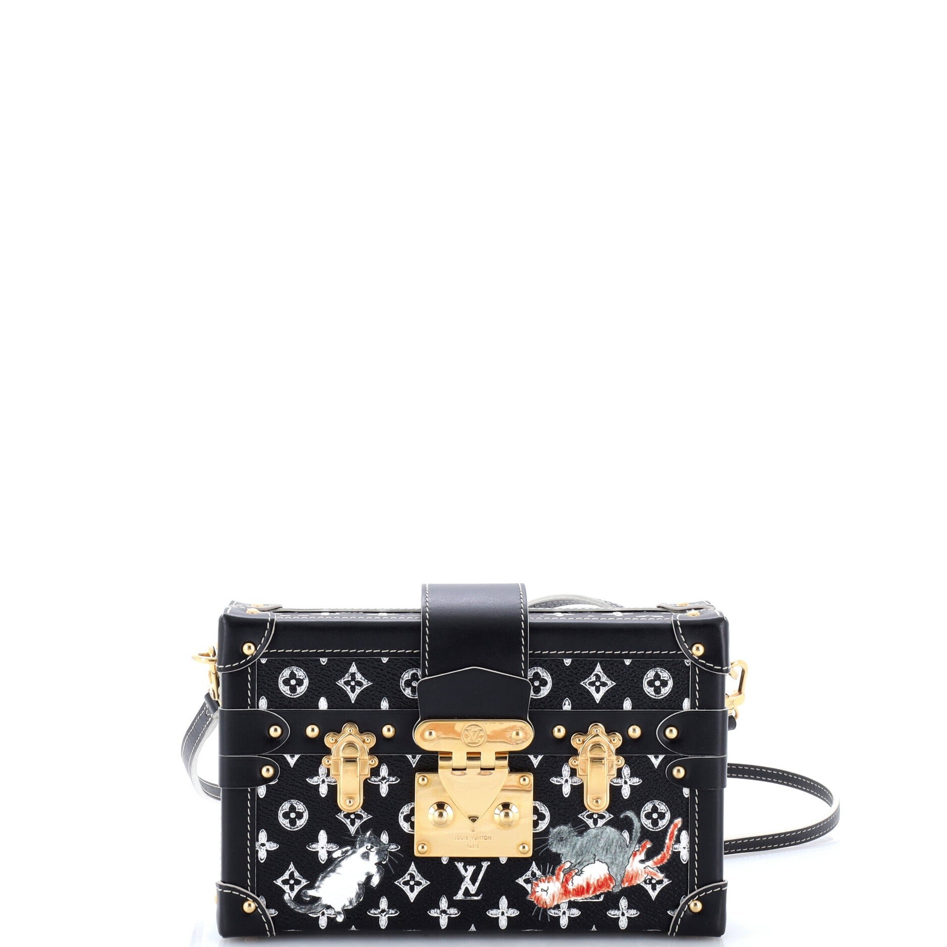 Petite Malle Handbag Limited Edition Grace Coddington Catogram Canvas