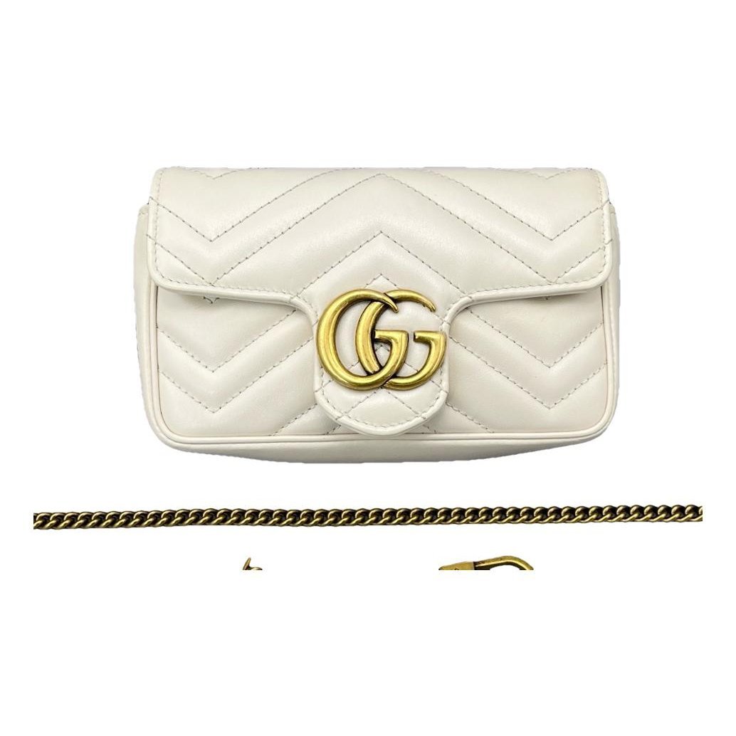 GG Marmont Flap leather crossbody bag
