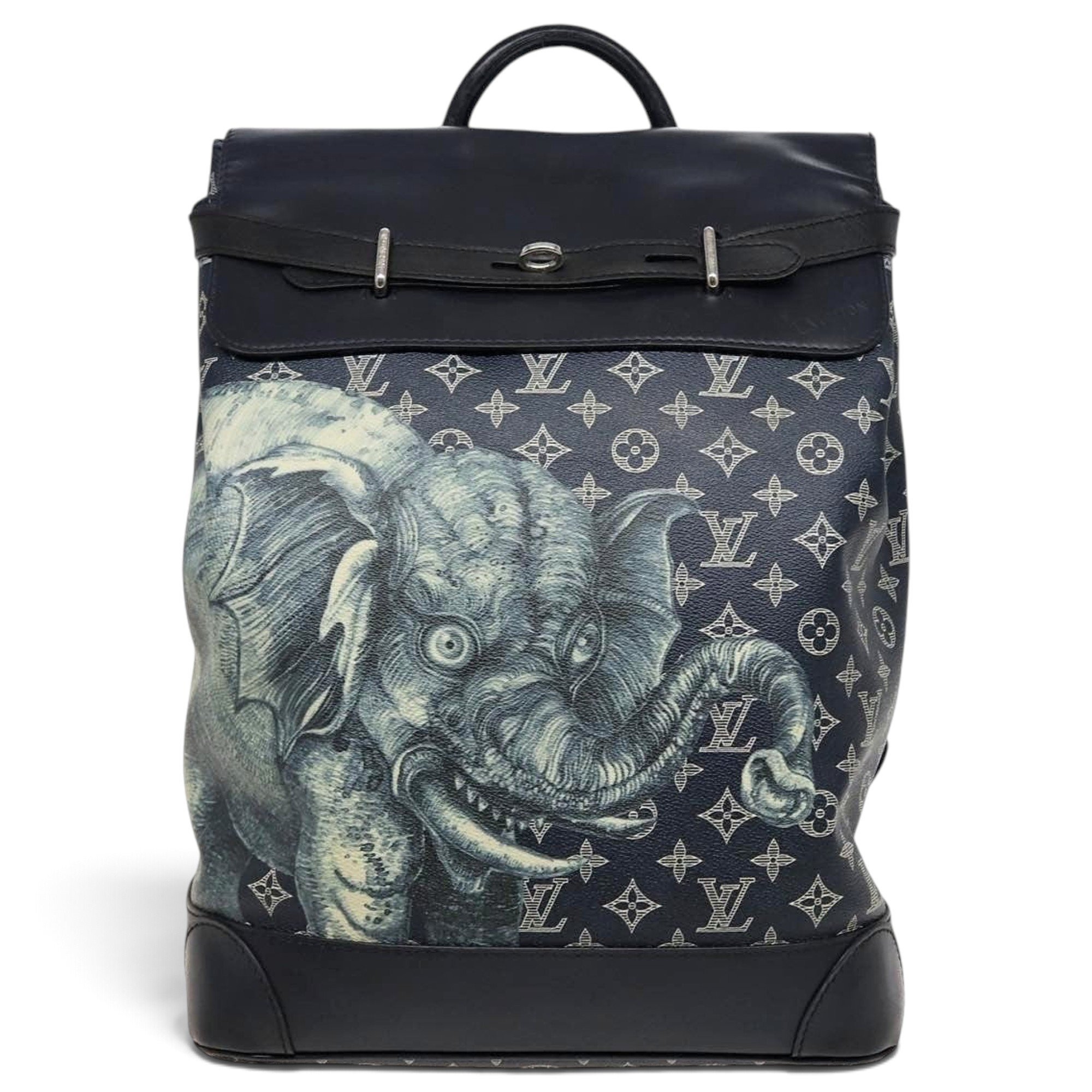 Leather backpack