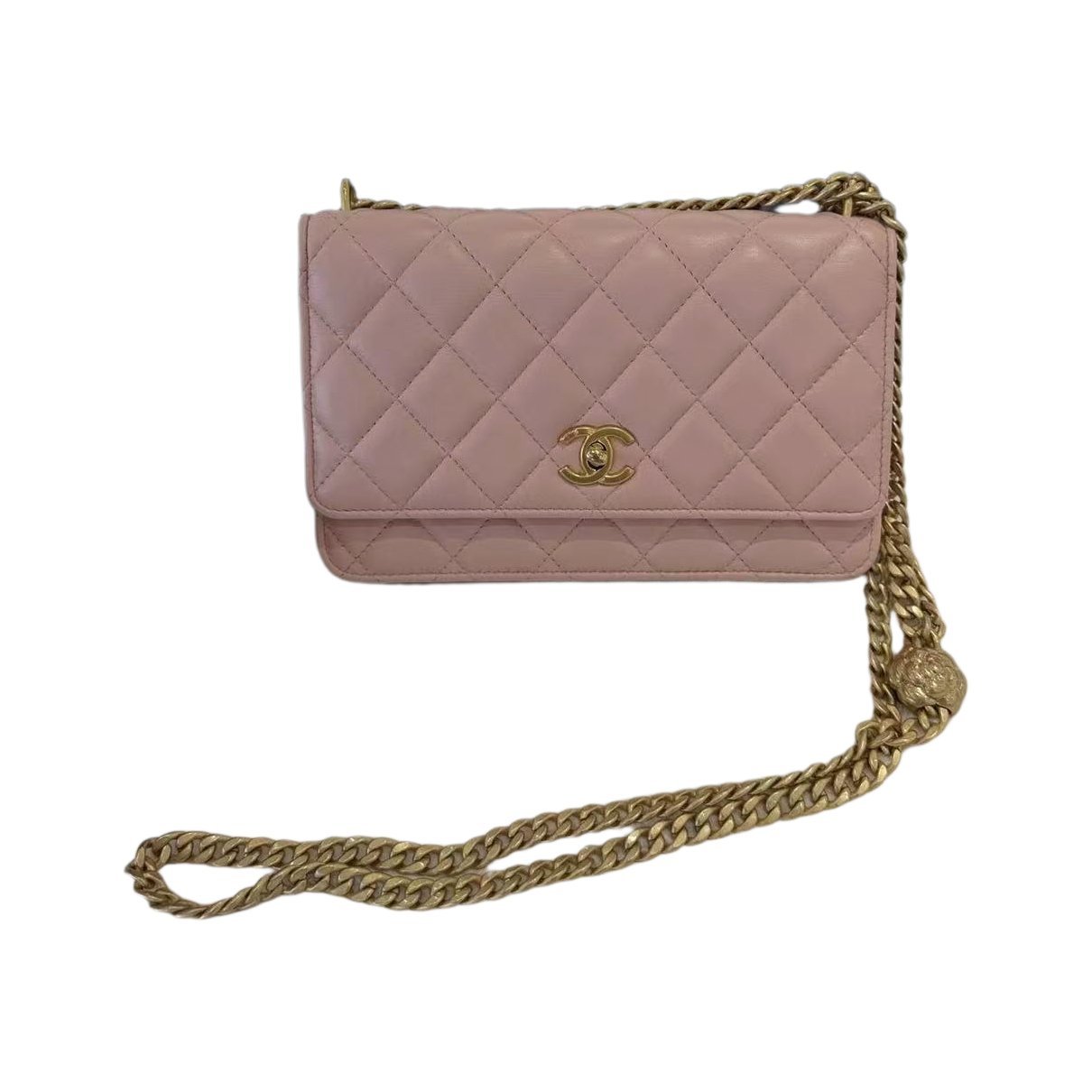Wallet On Chain Chanel 19 leather handbag