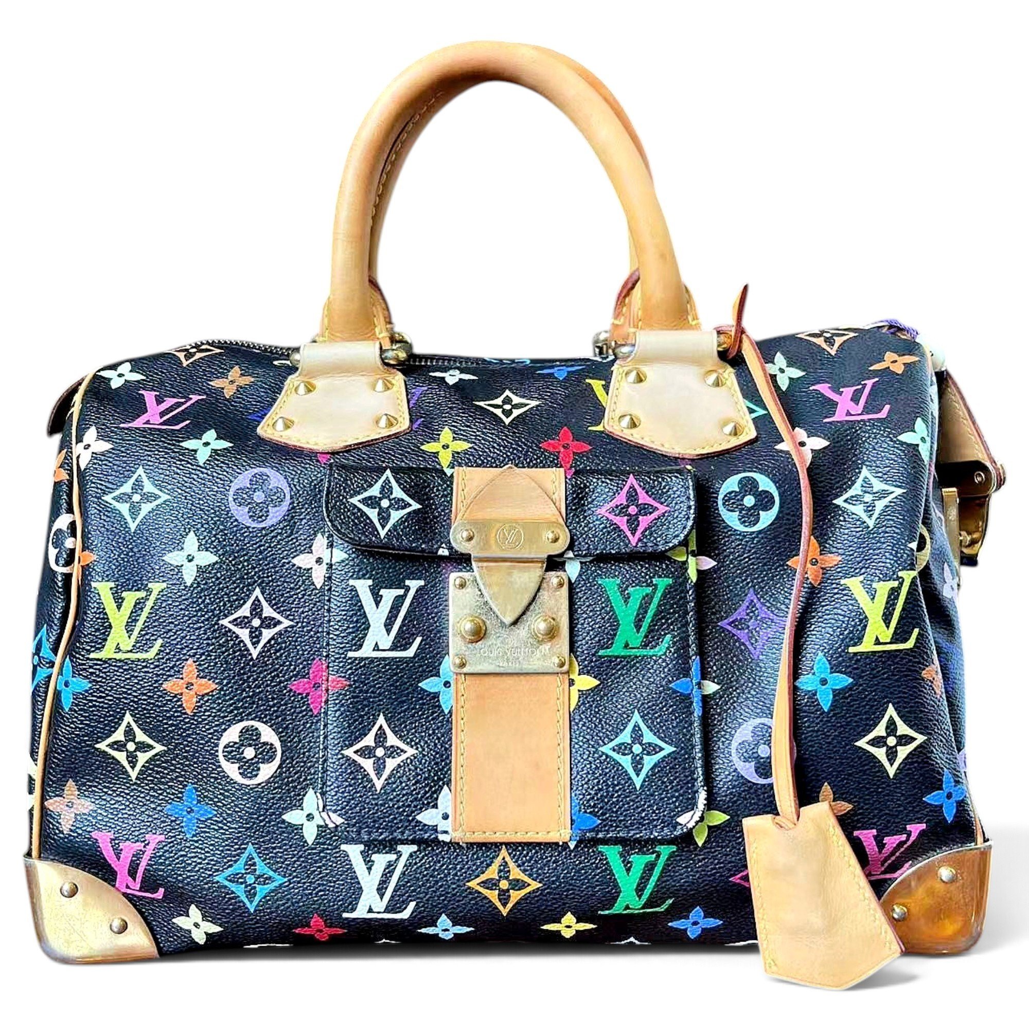 Speedy leather handbag