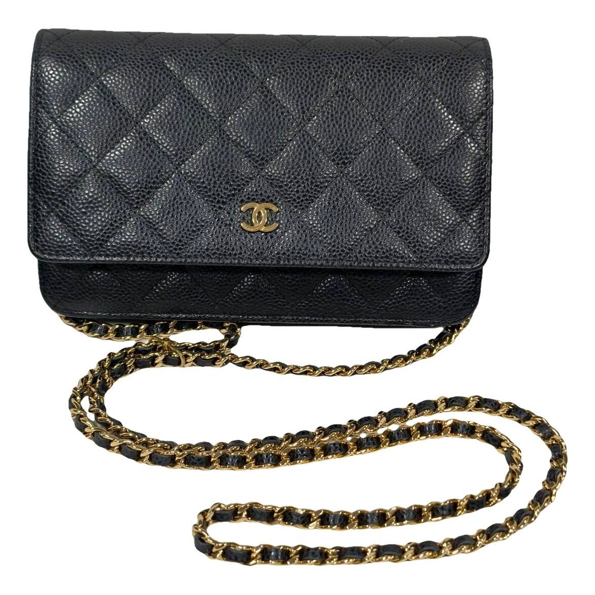 Wallet On Chain Timeless/Classique leather handbag