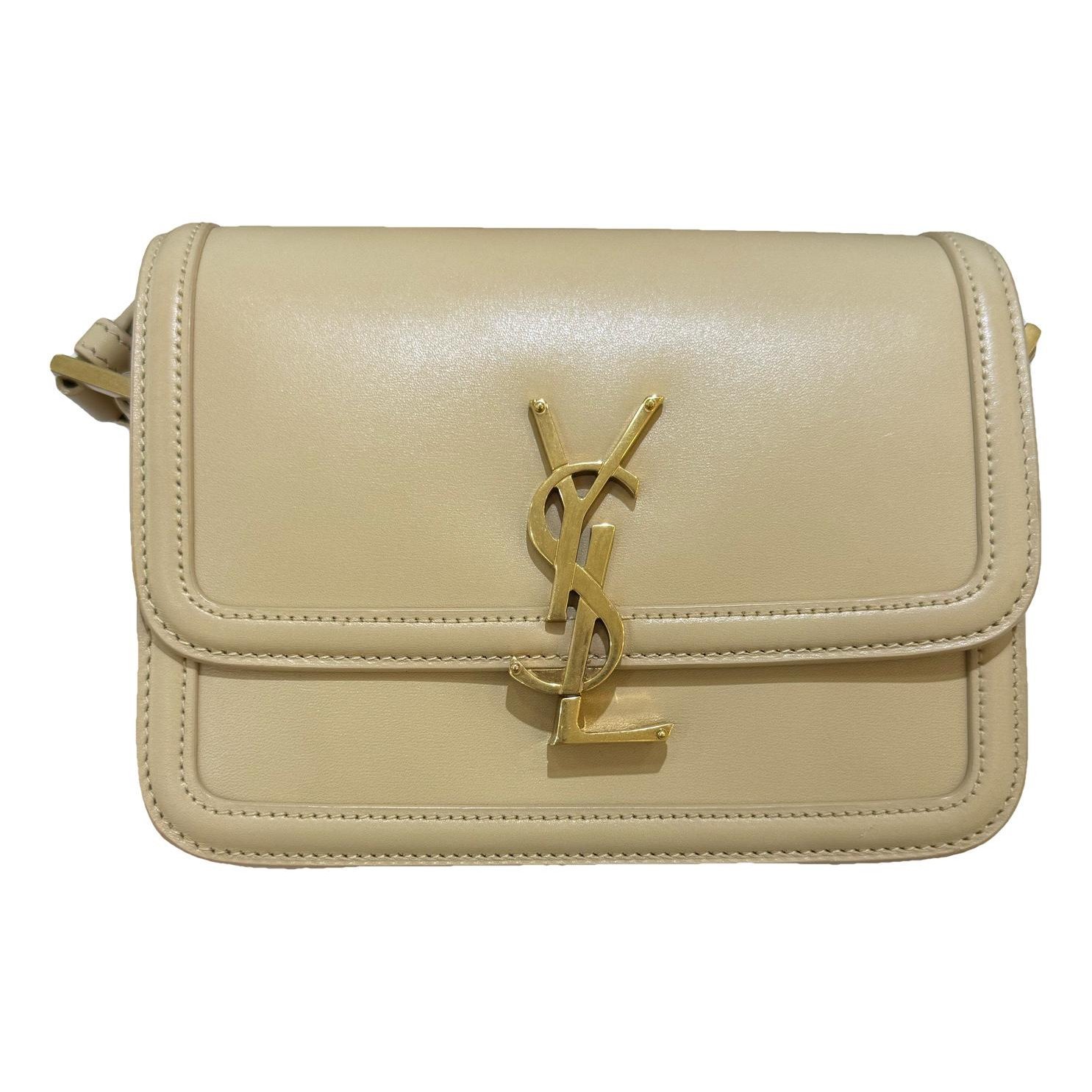 Solférino leather handbag