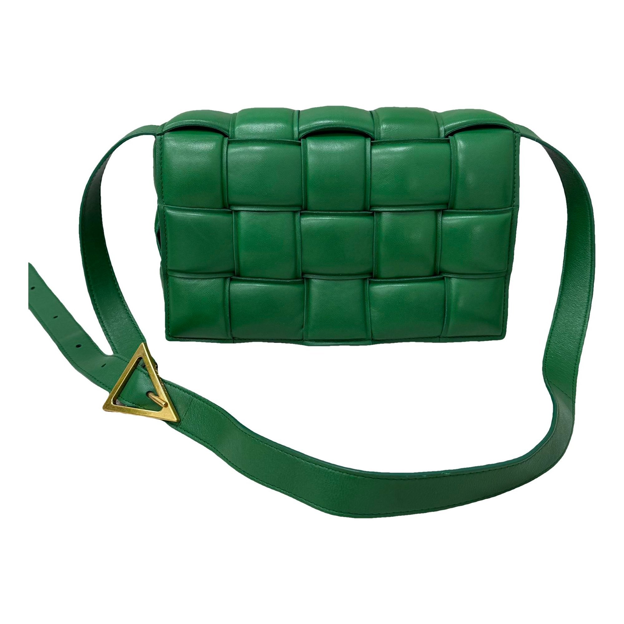 Cassette Padded leather handbag