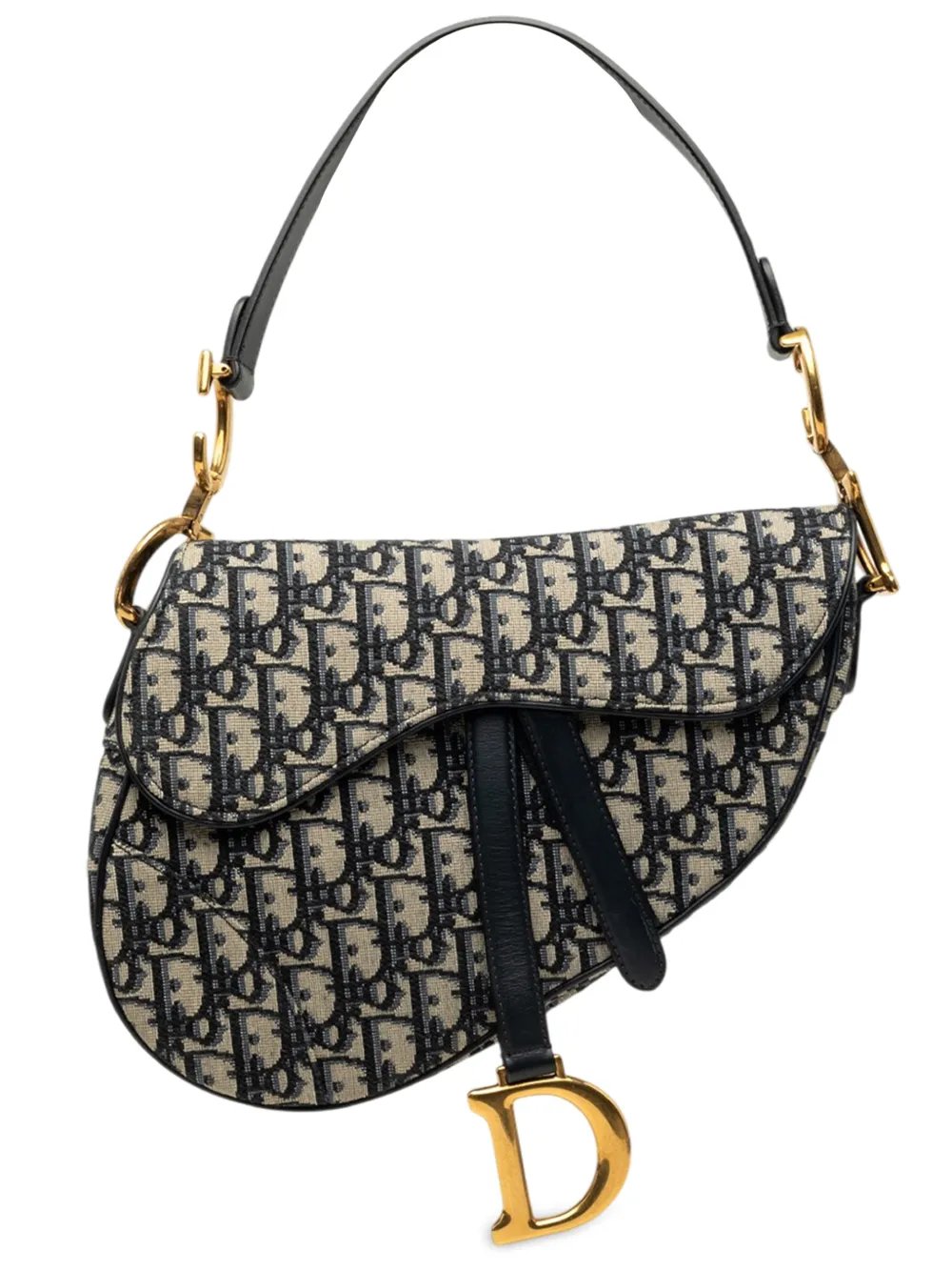 2019 Oblique Canvas Saddle Bag shoulder bag