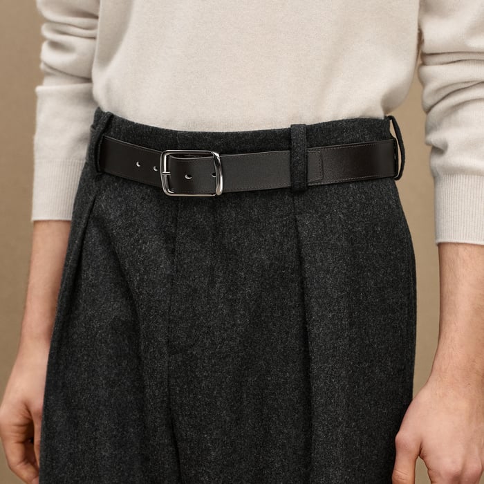Anthracite Pleated Malte Pants