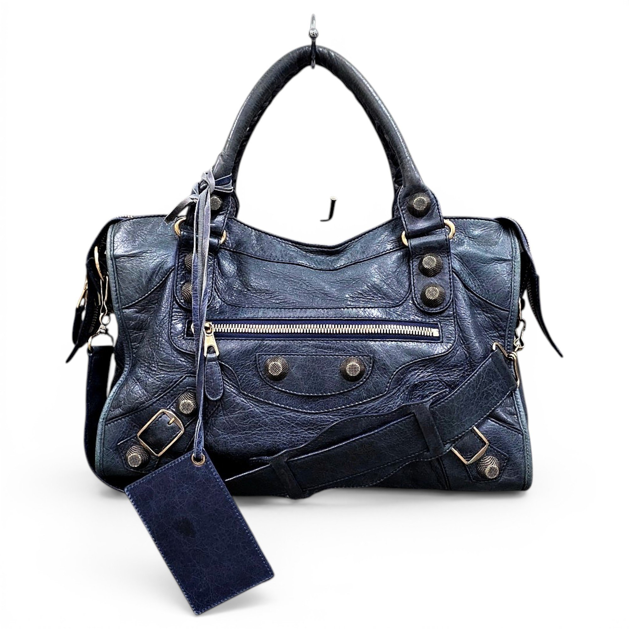 Balenciaga City leather satchel