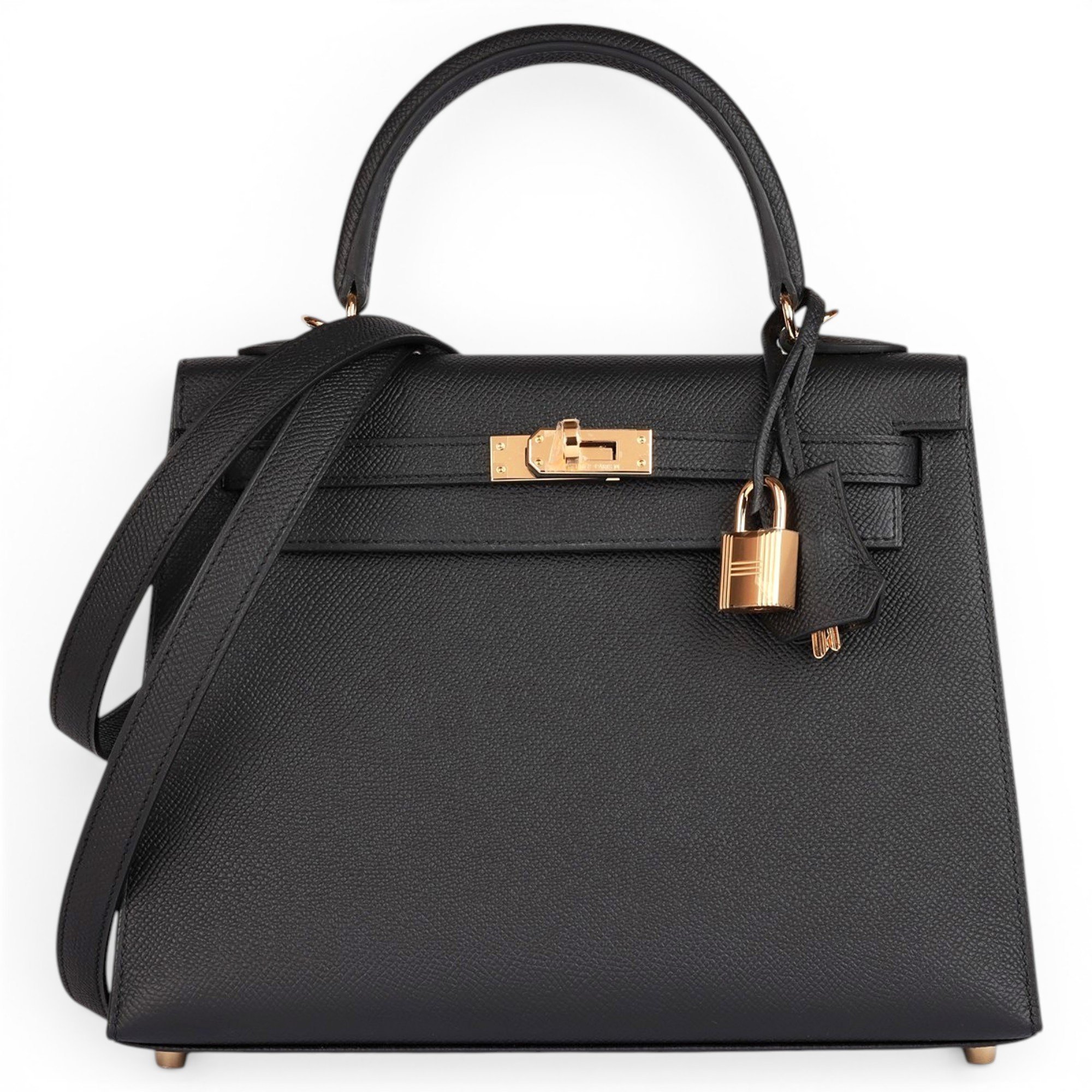 Kelly 25 leather handbag