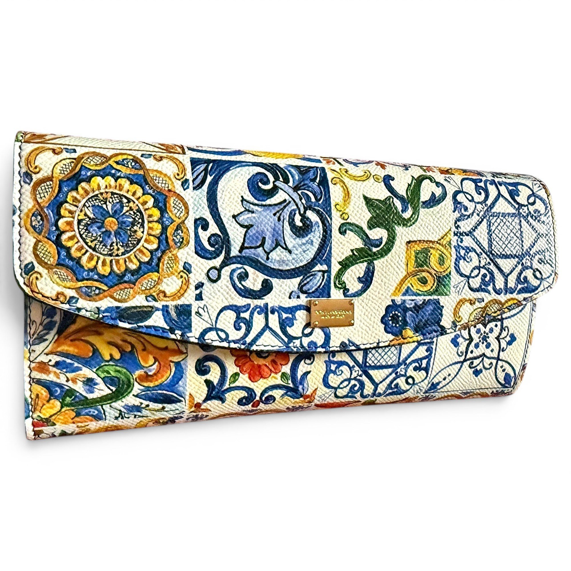 Sicily leather clutch bag