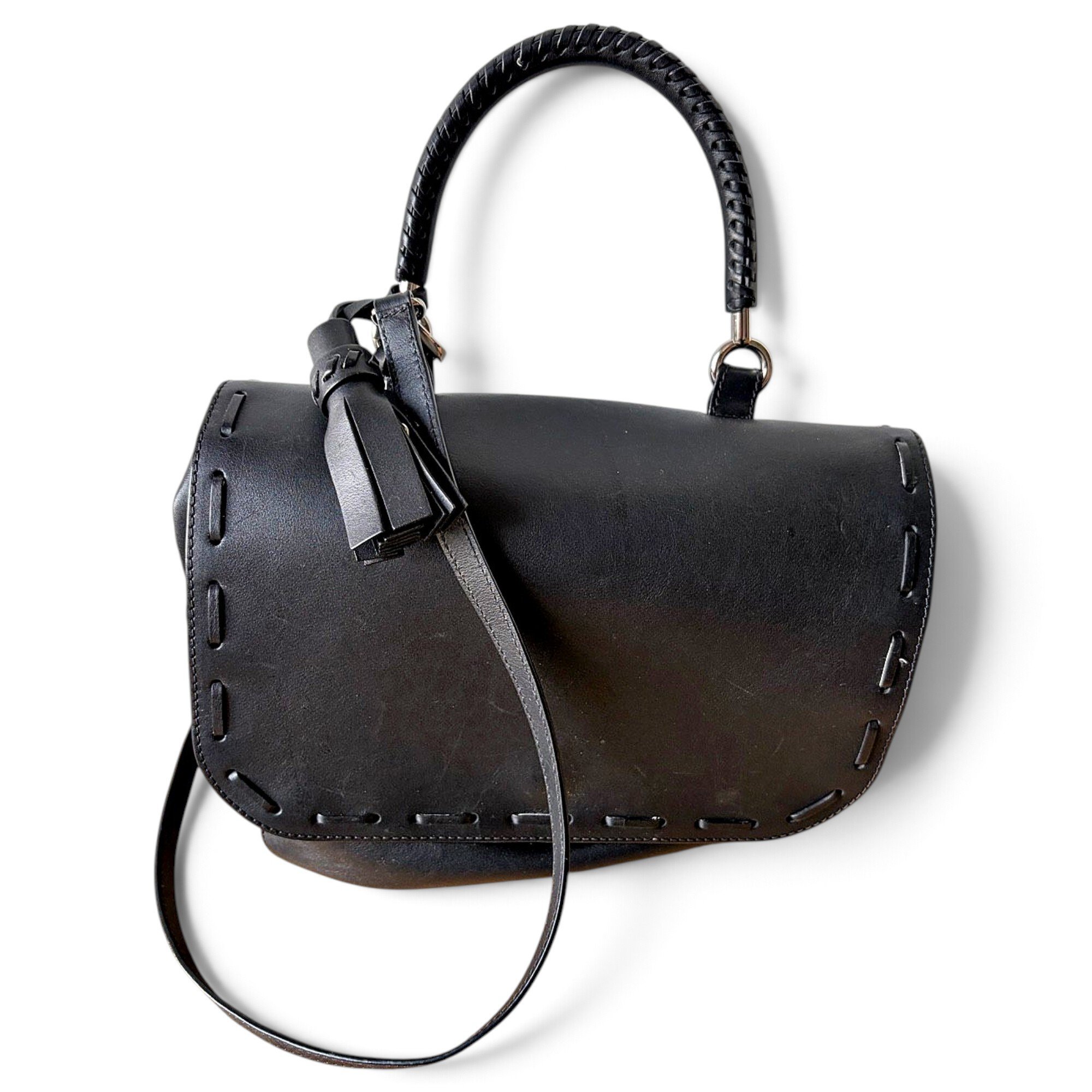 Leather handbag
