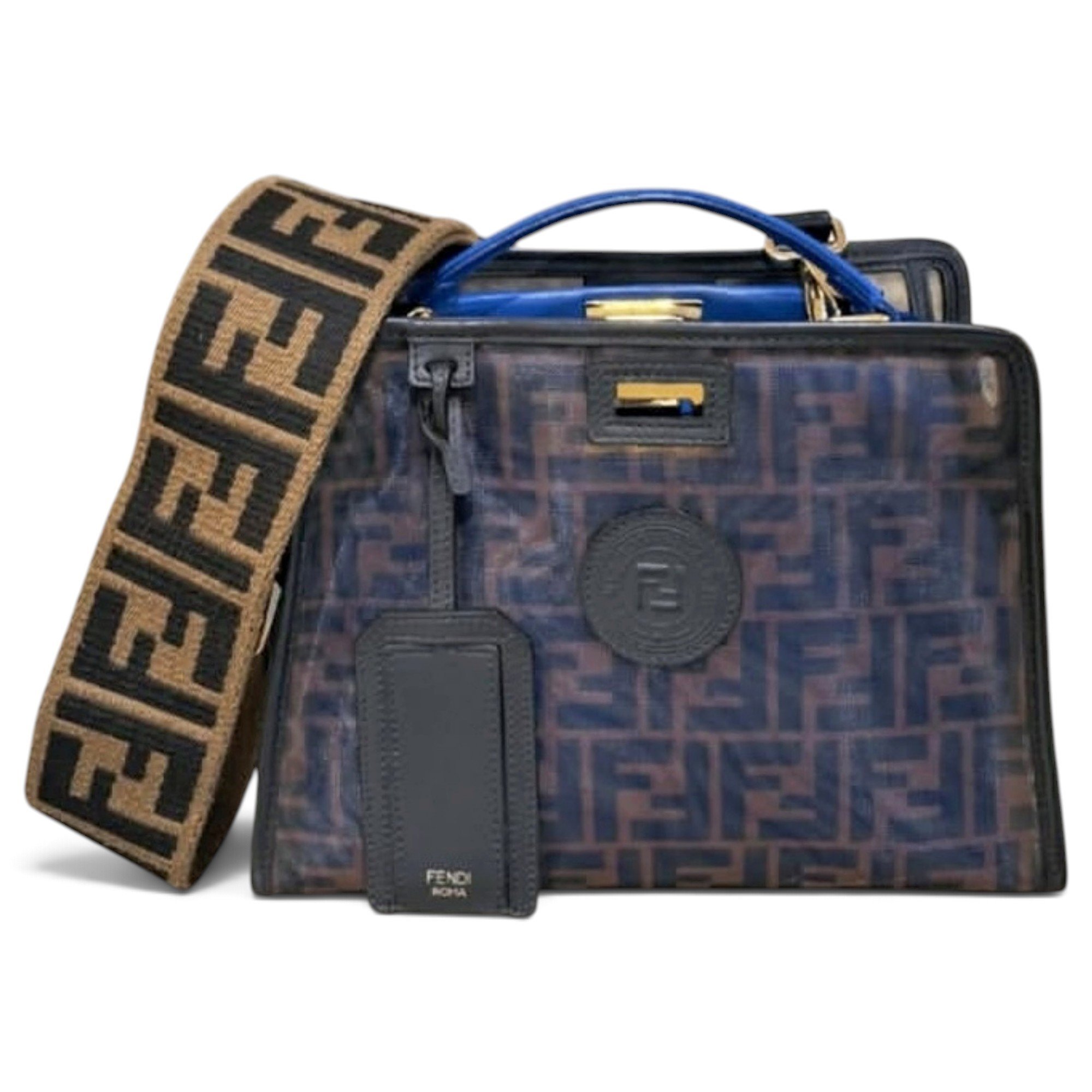 Peekaboo leather handbag