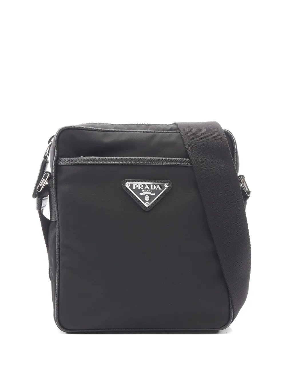 2010s Re-Nylon Saffiano leather shoulder bag
