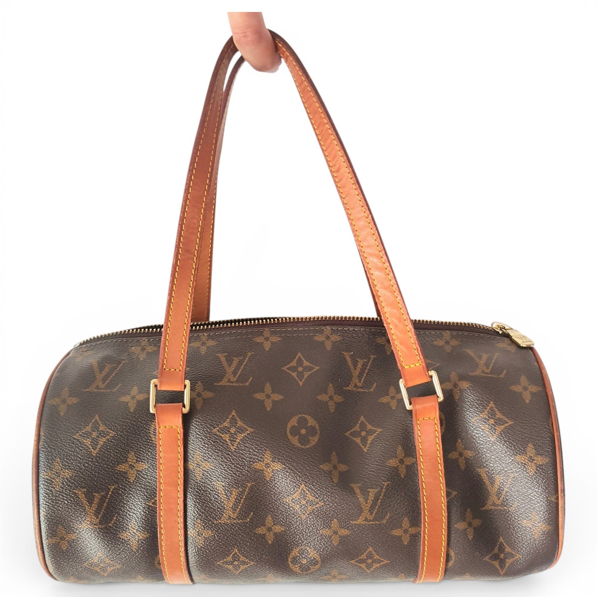 Papillon leather handbag