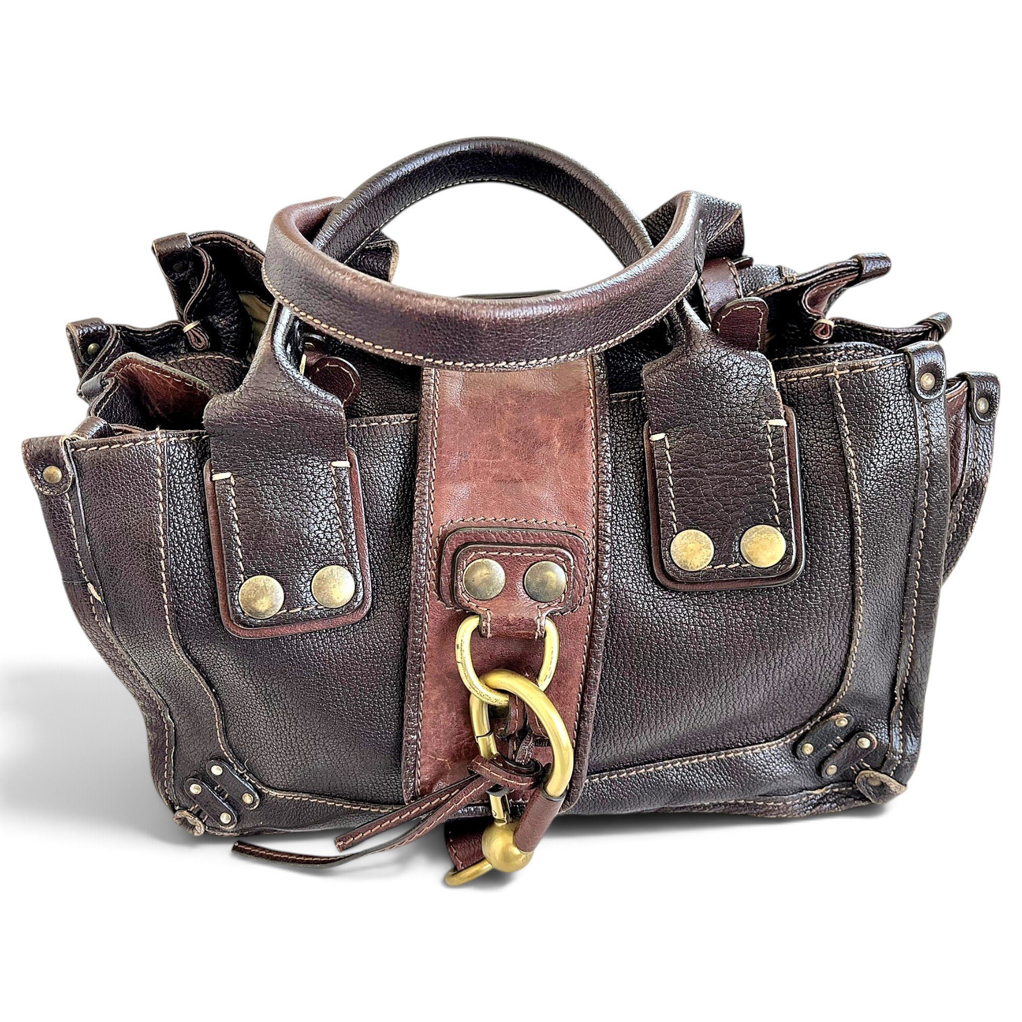 Leather handbag