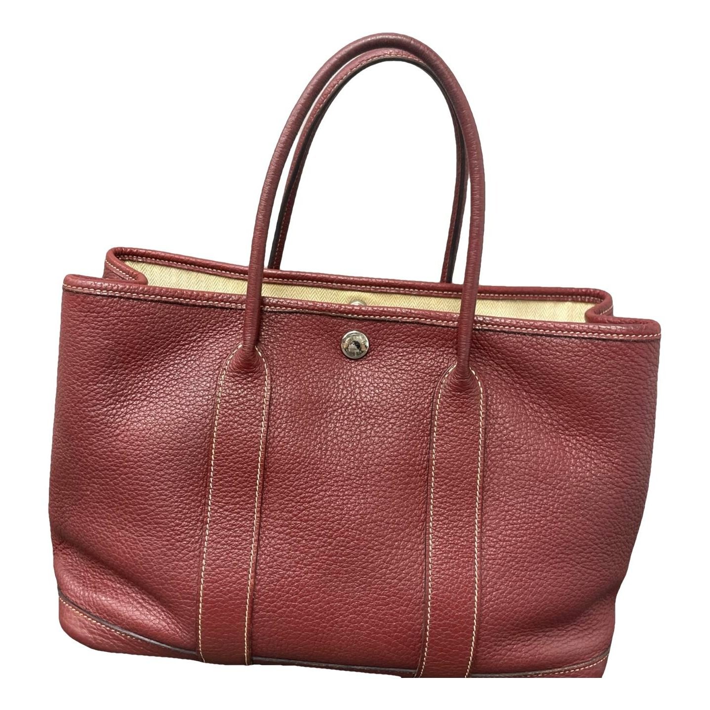 Garden Party leather handbag