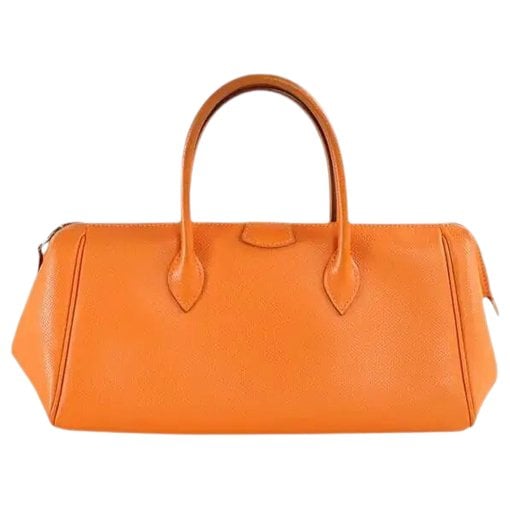 Hermes Orange Epsom Leather Handbag 2007