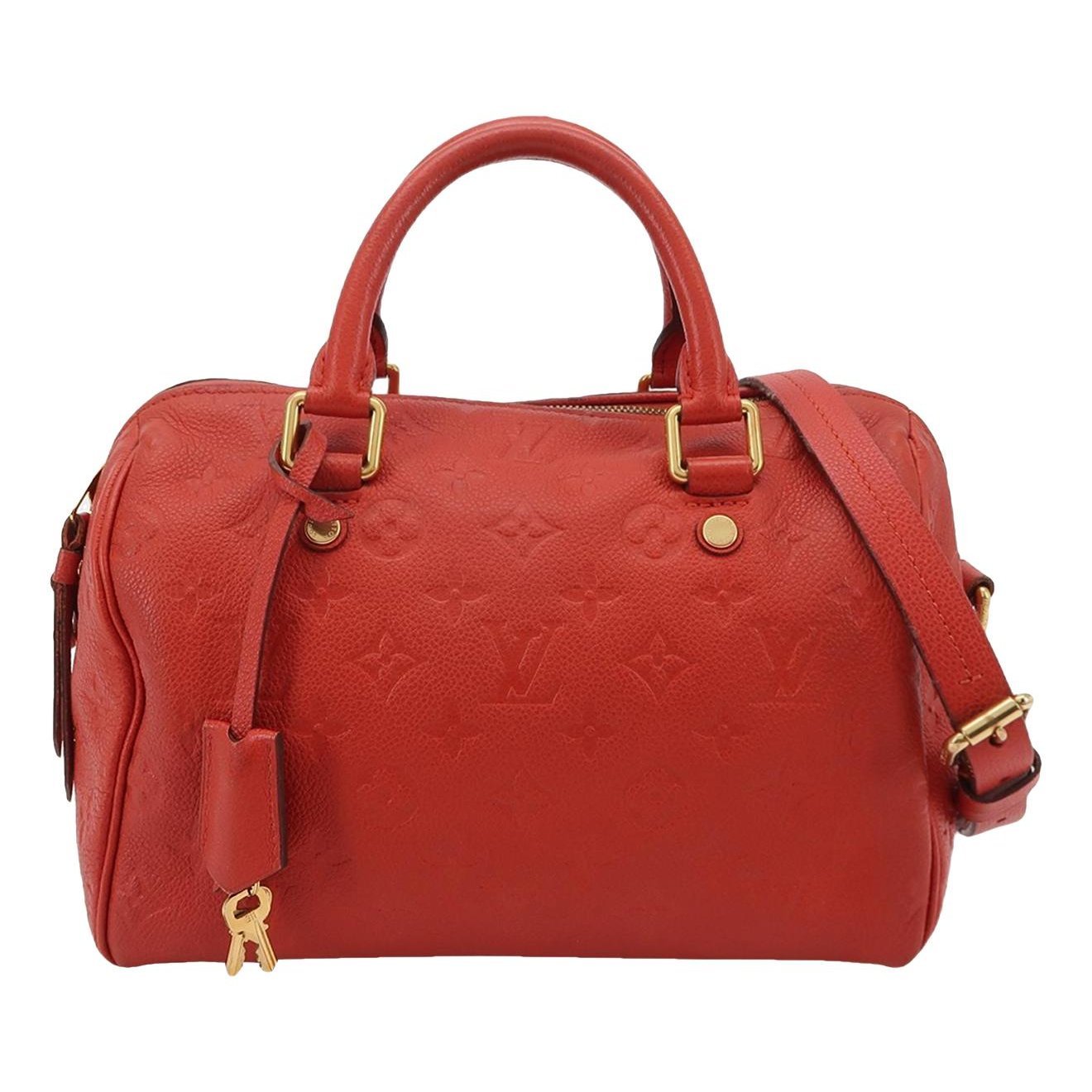 Nano Speedy / Mini HL leather handbag