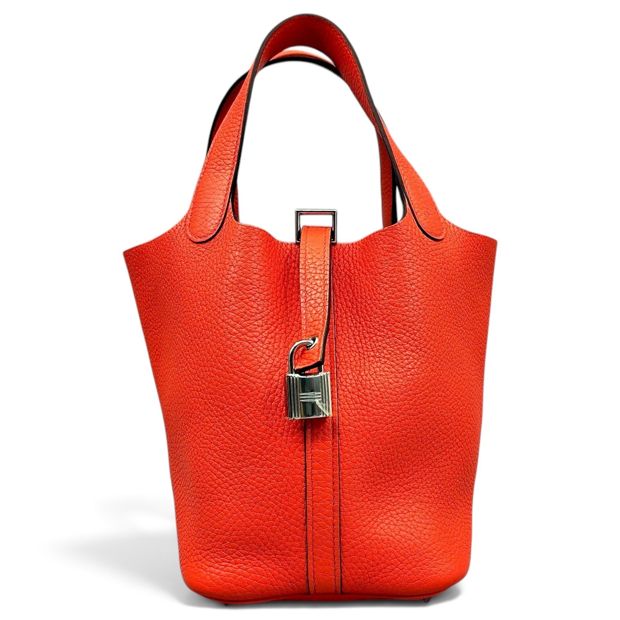 Picotin leather handbag
