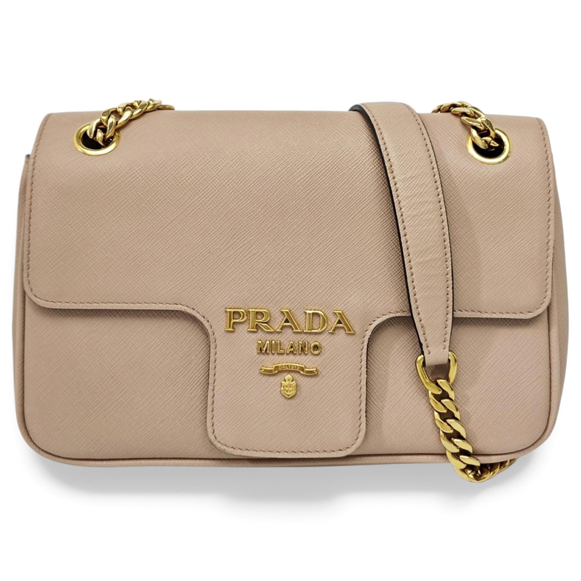 Diagramme leather handbag