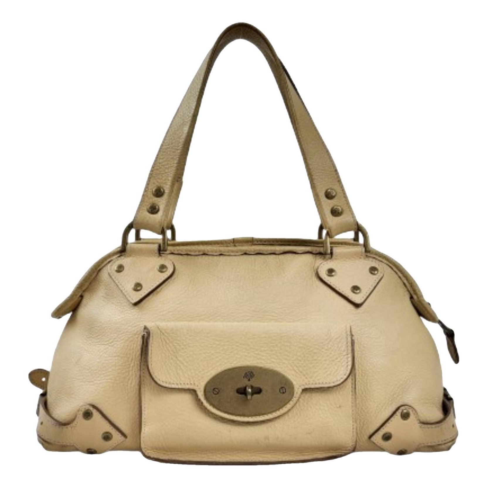 Leather tote