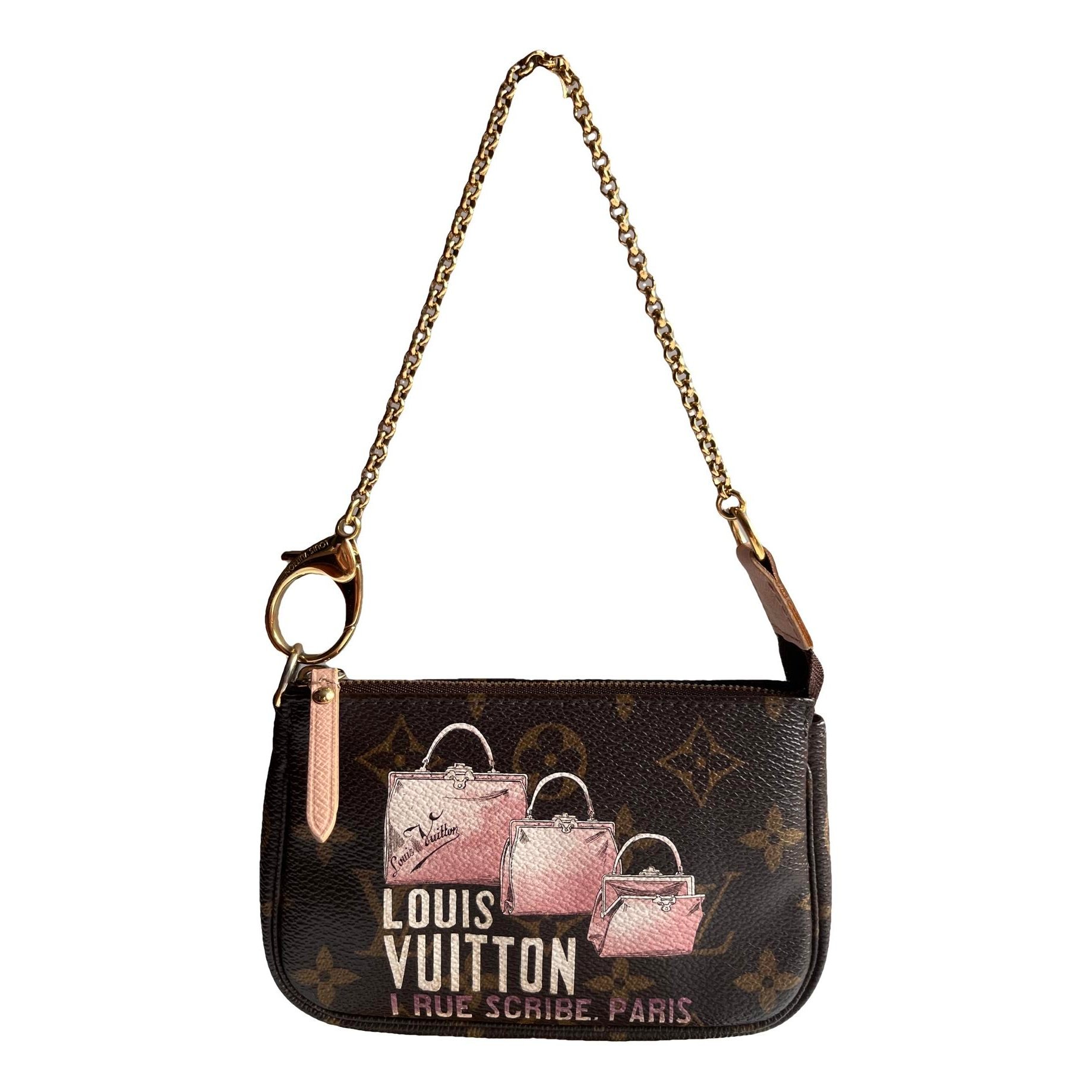 Pochette Accessoire leather handbag