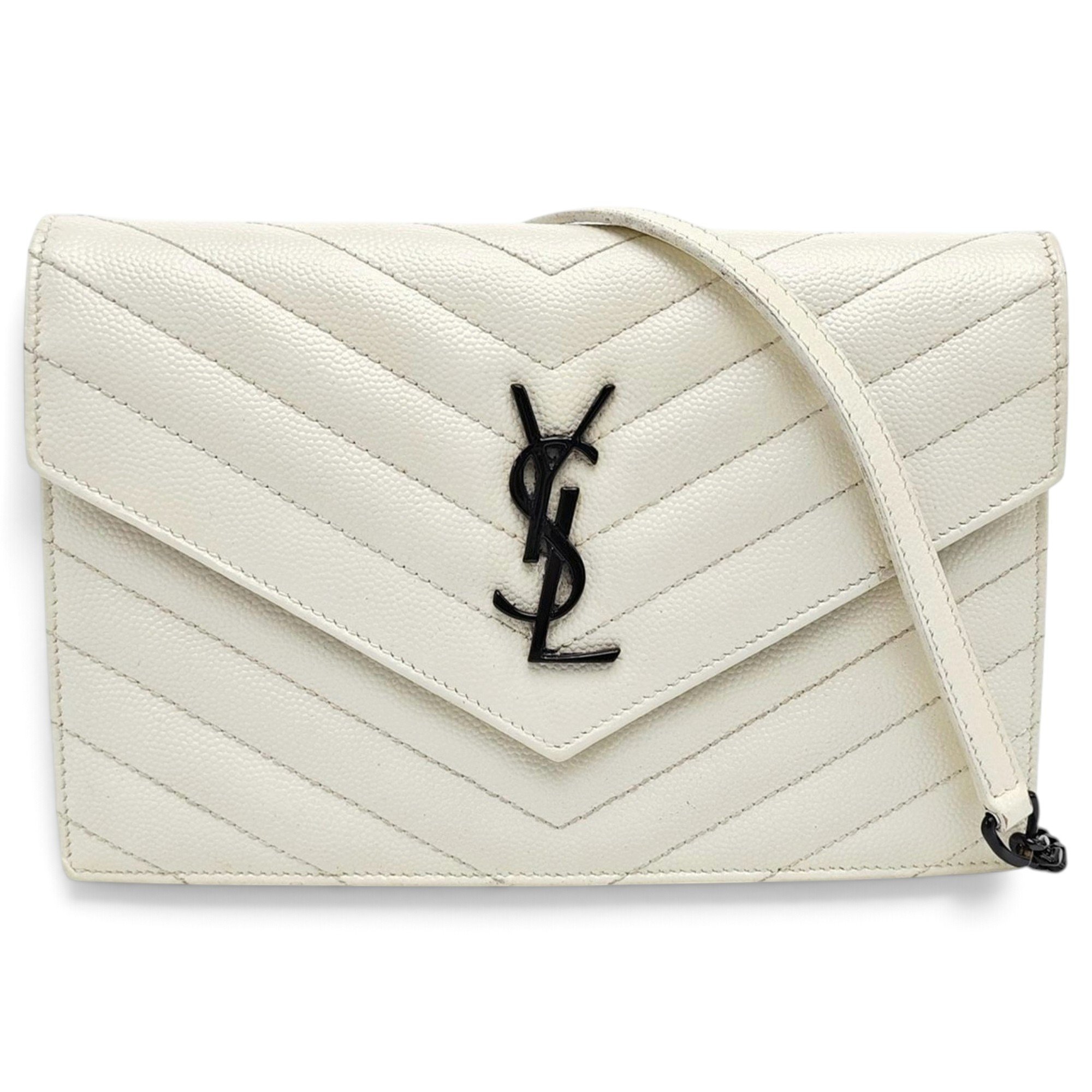 Saint Laurent Satchel Monogramme leather crossbody bag