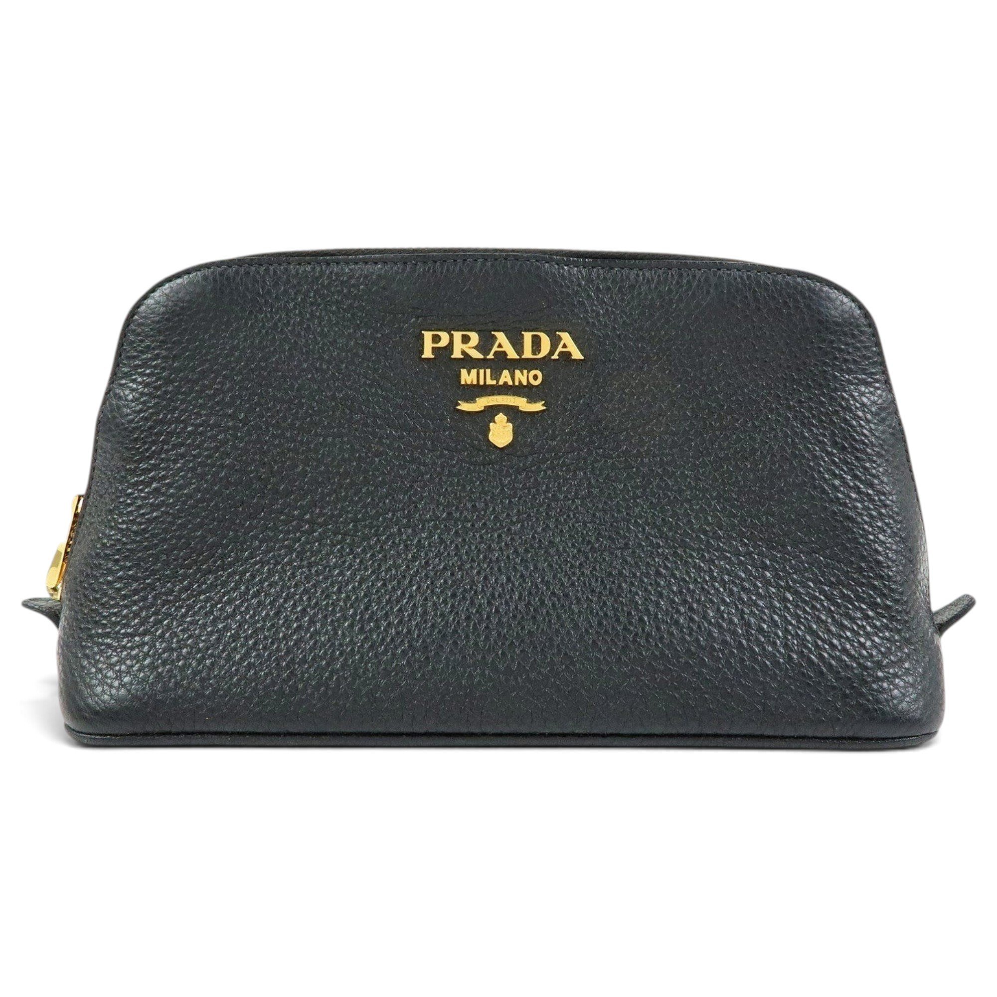 Leather vanity case