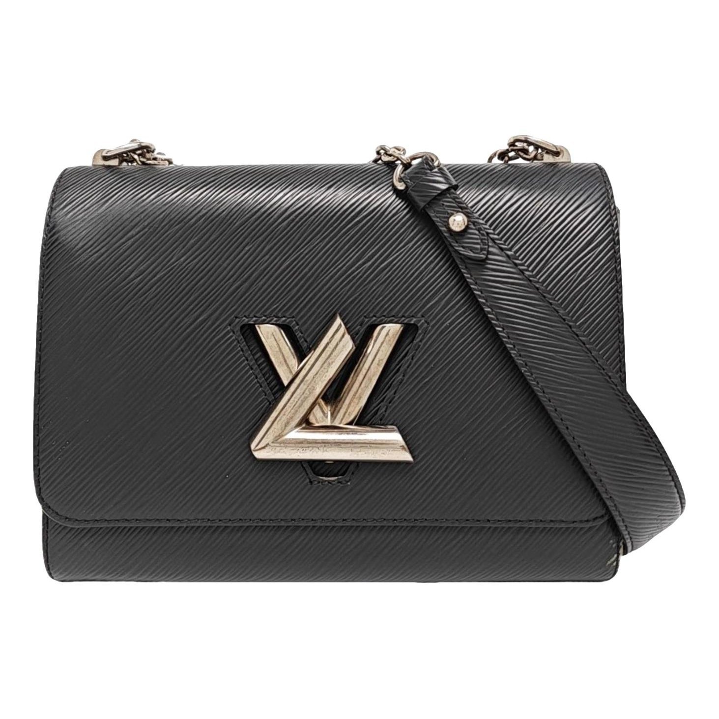 Twist leather handbag