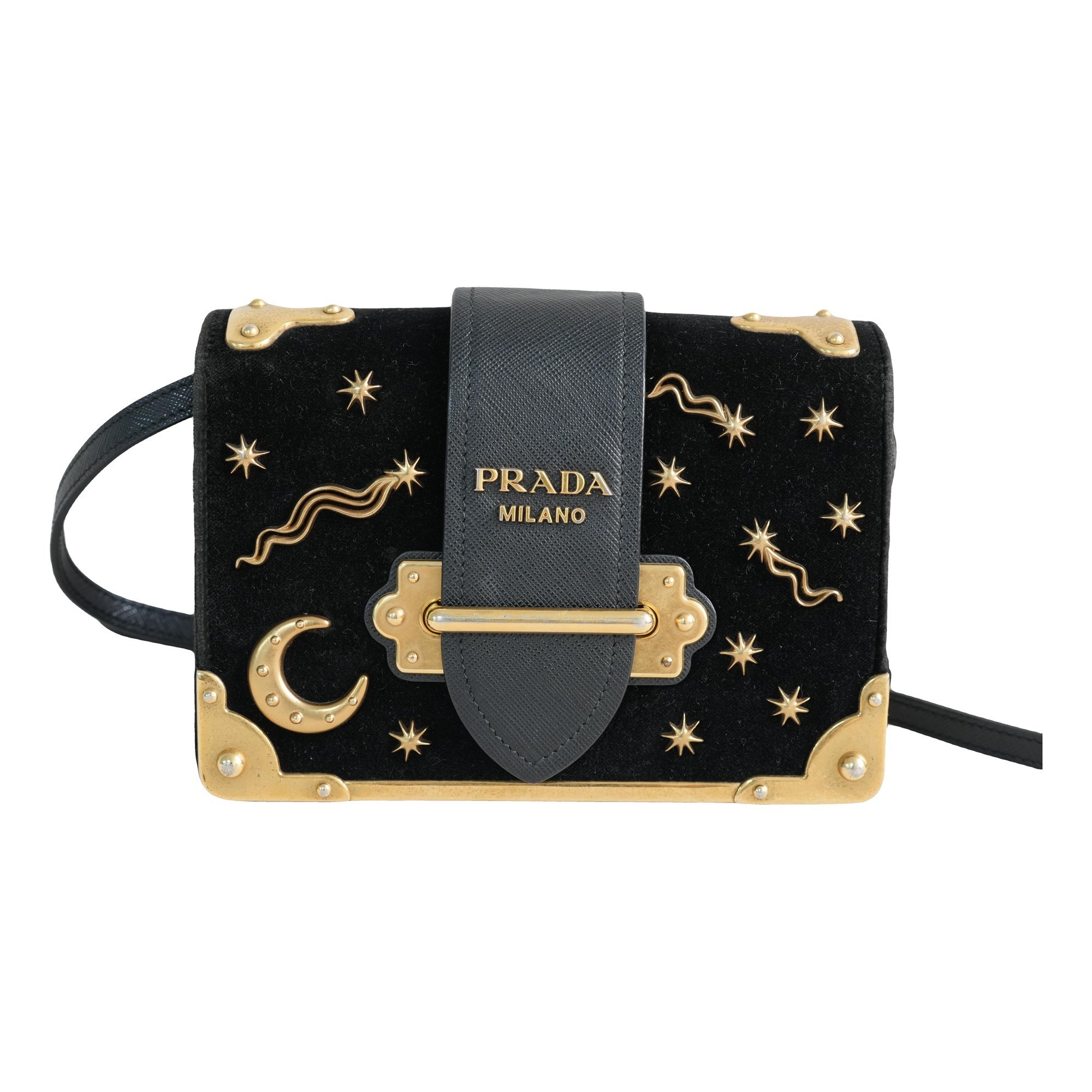 Cahier velvet handbag