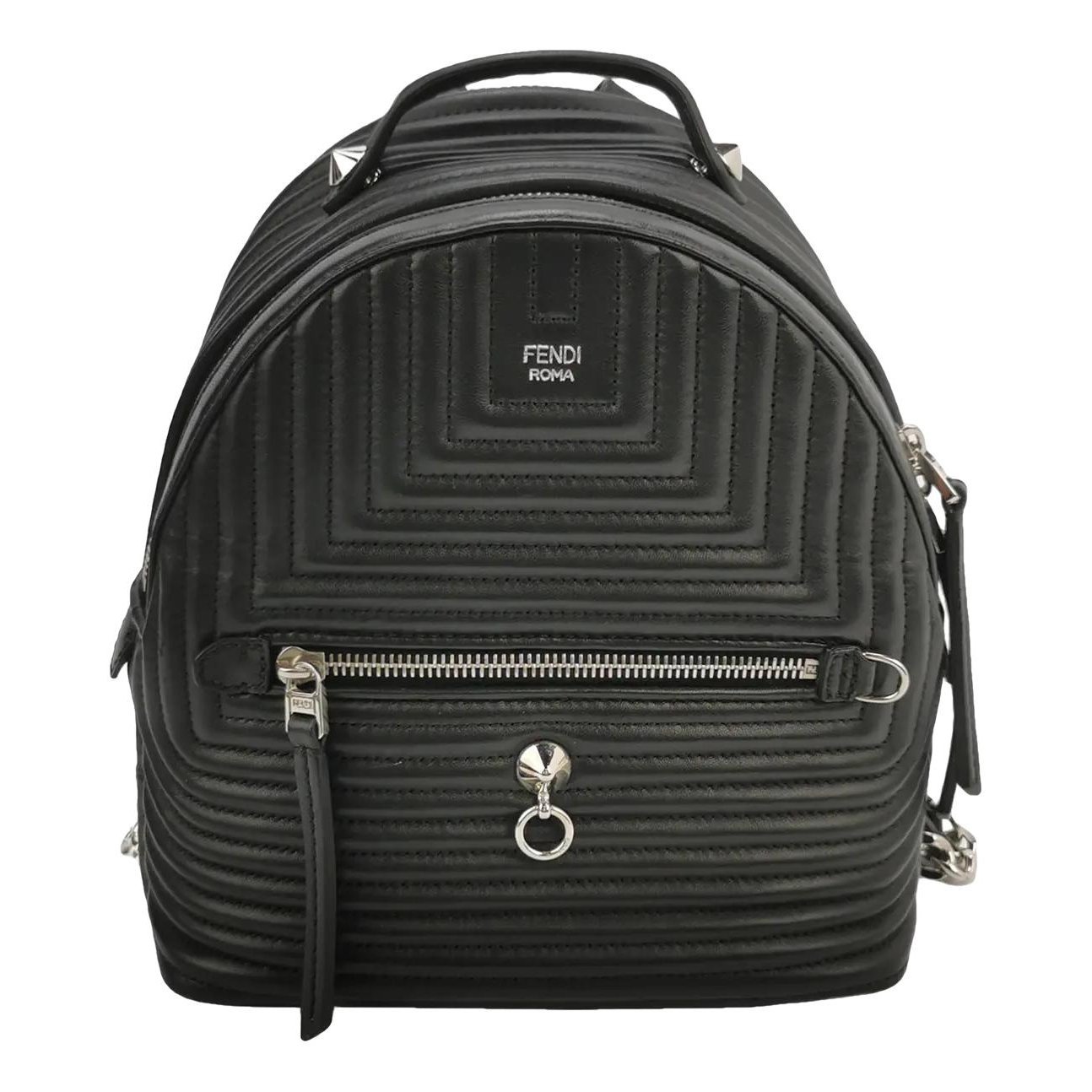 Leather backpack